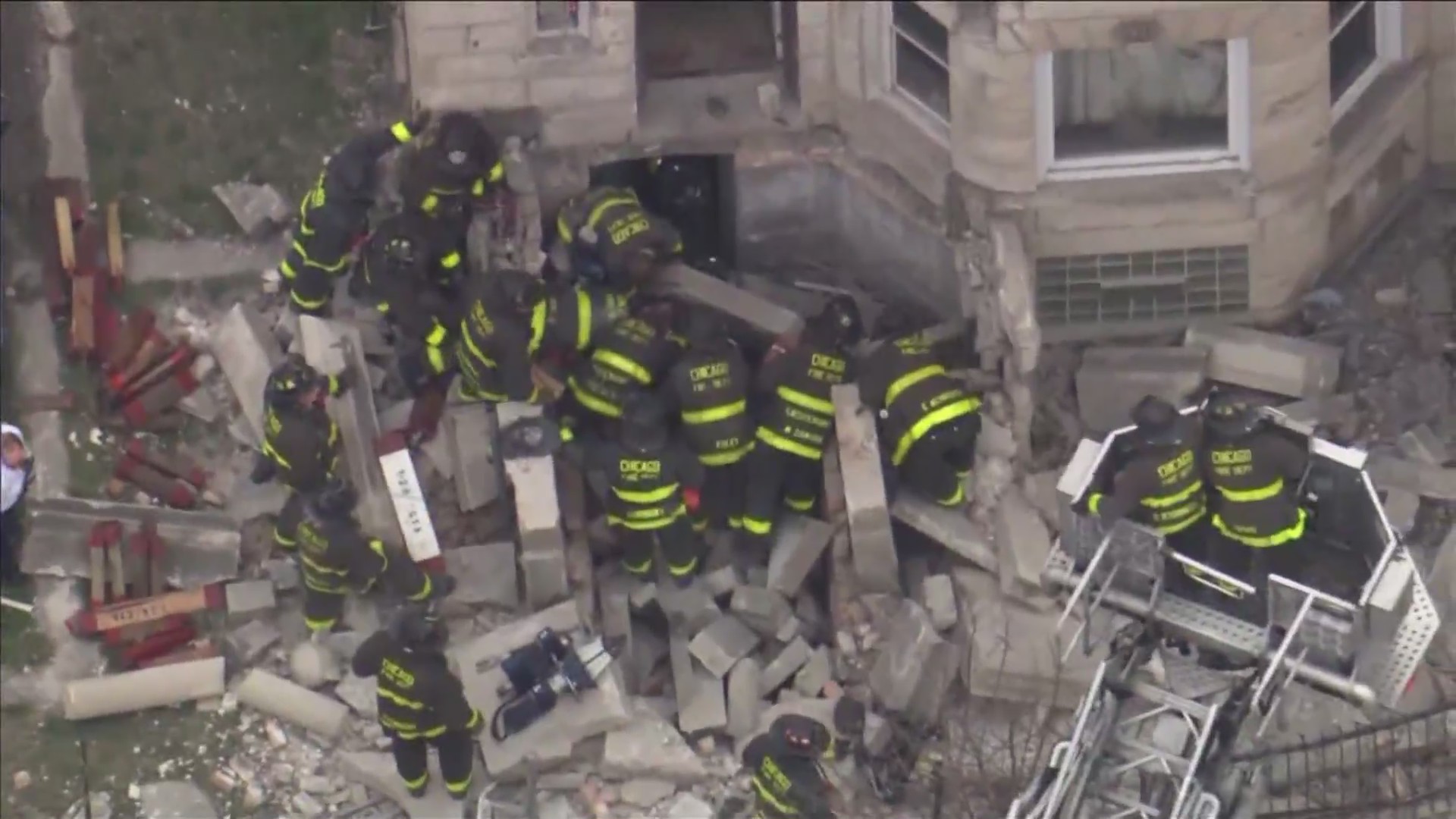 1 dead, 2 pulled from rubble following partial building collapse on ...