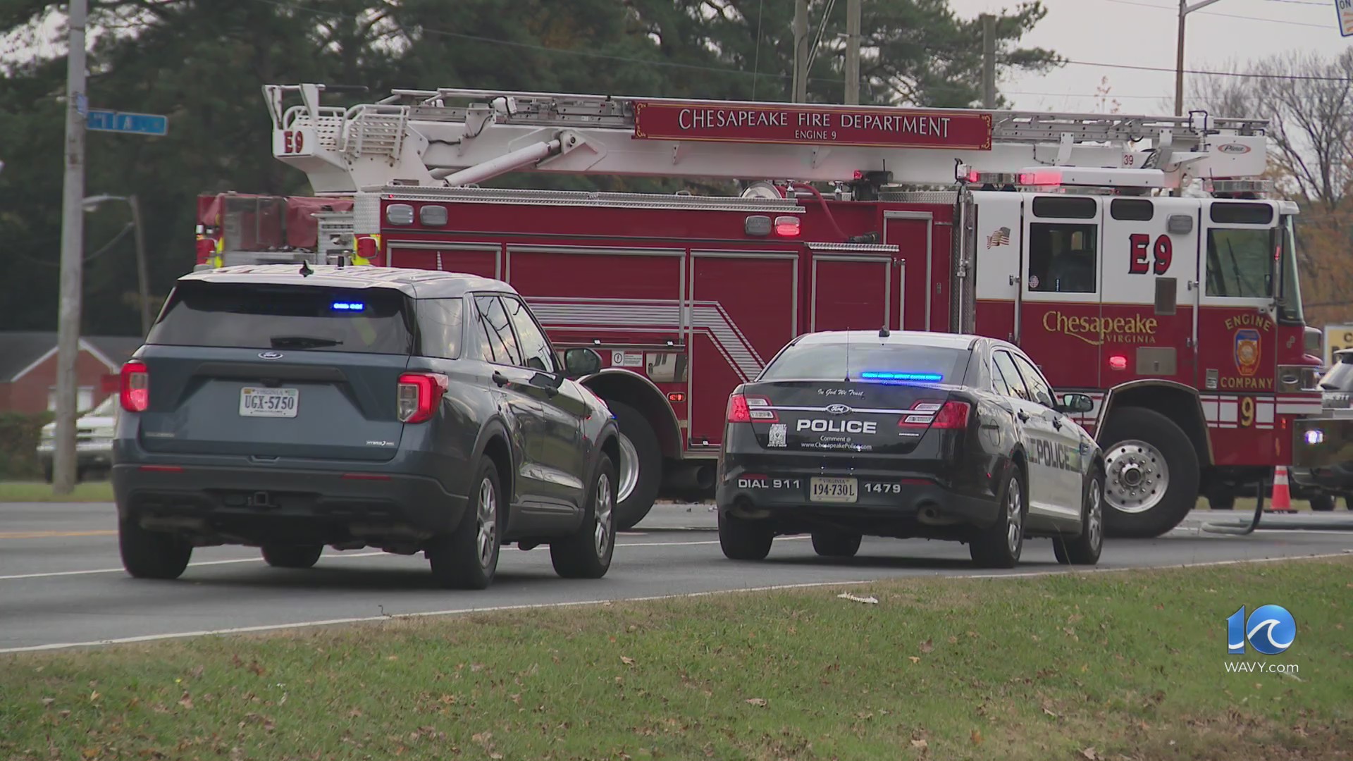 Police: Norfolk man dies in crash following pursuit in Chesapeake ...