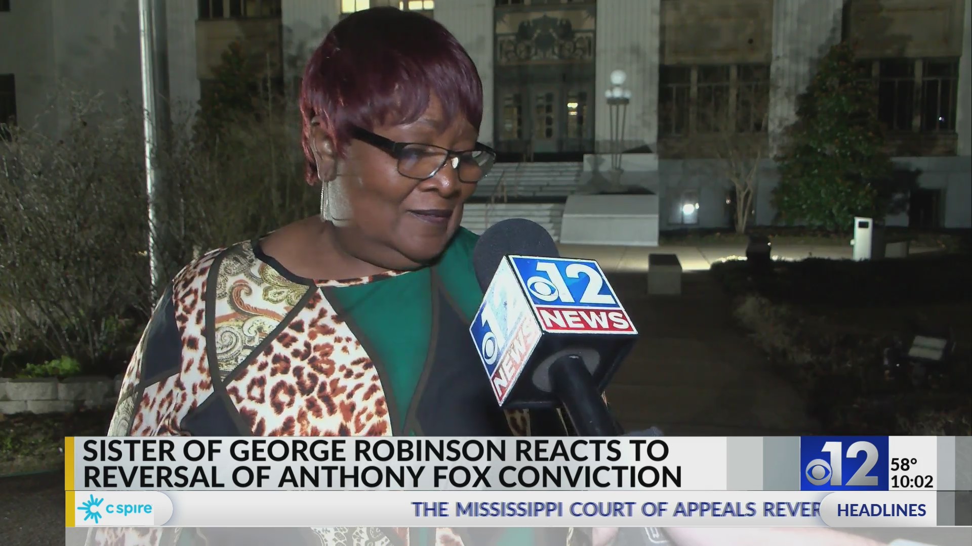 Anthony Fox Sister of George Robinson reacts after court reverses conviction of ...