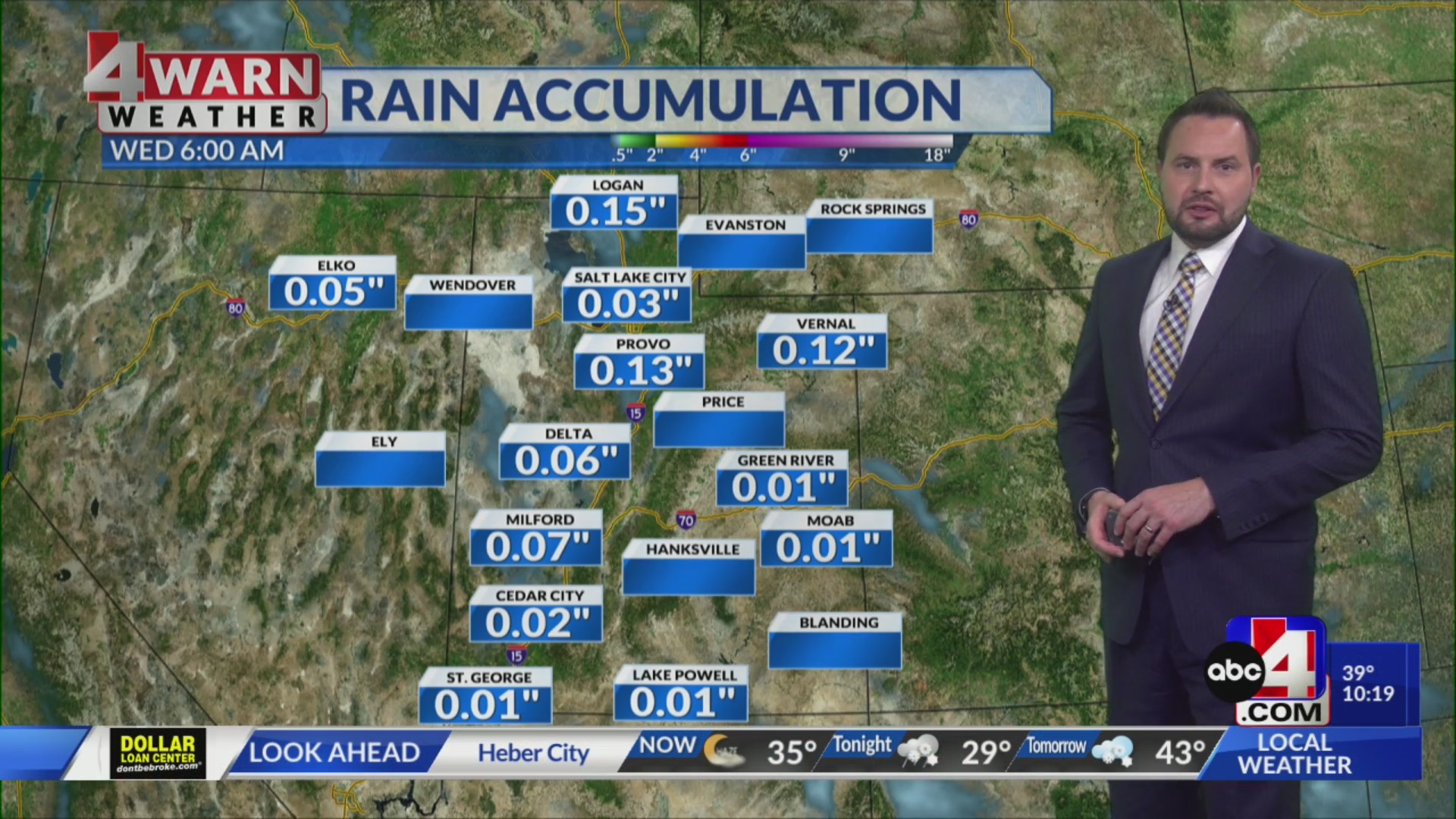 Staying unsettled into the workweek with rain and snow showers – ABC4 Utah