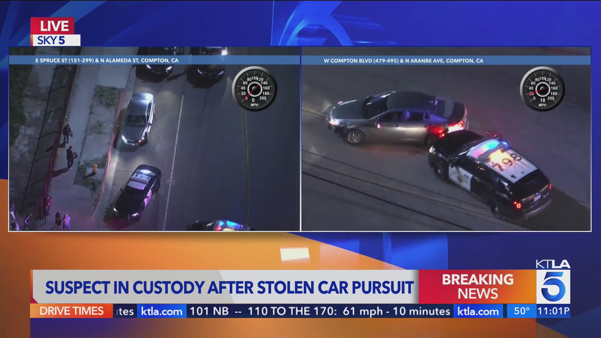 Authorities pursued high-speed stolen vehicle in Los Angeles – KTLA