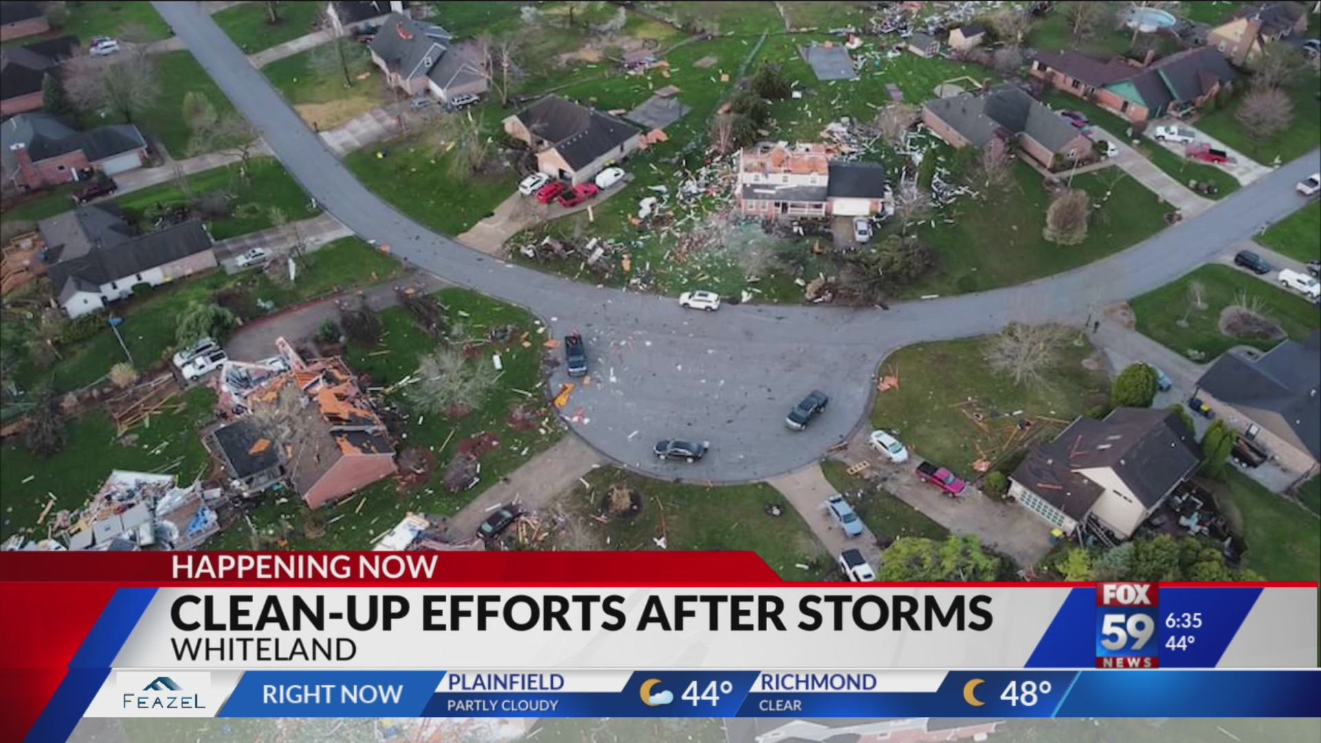 Cleanup efforts after Indiana storms – Fox 59