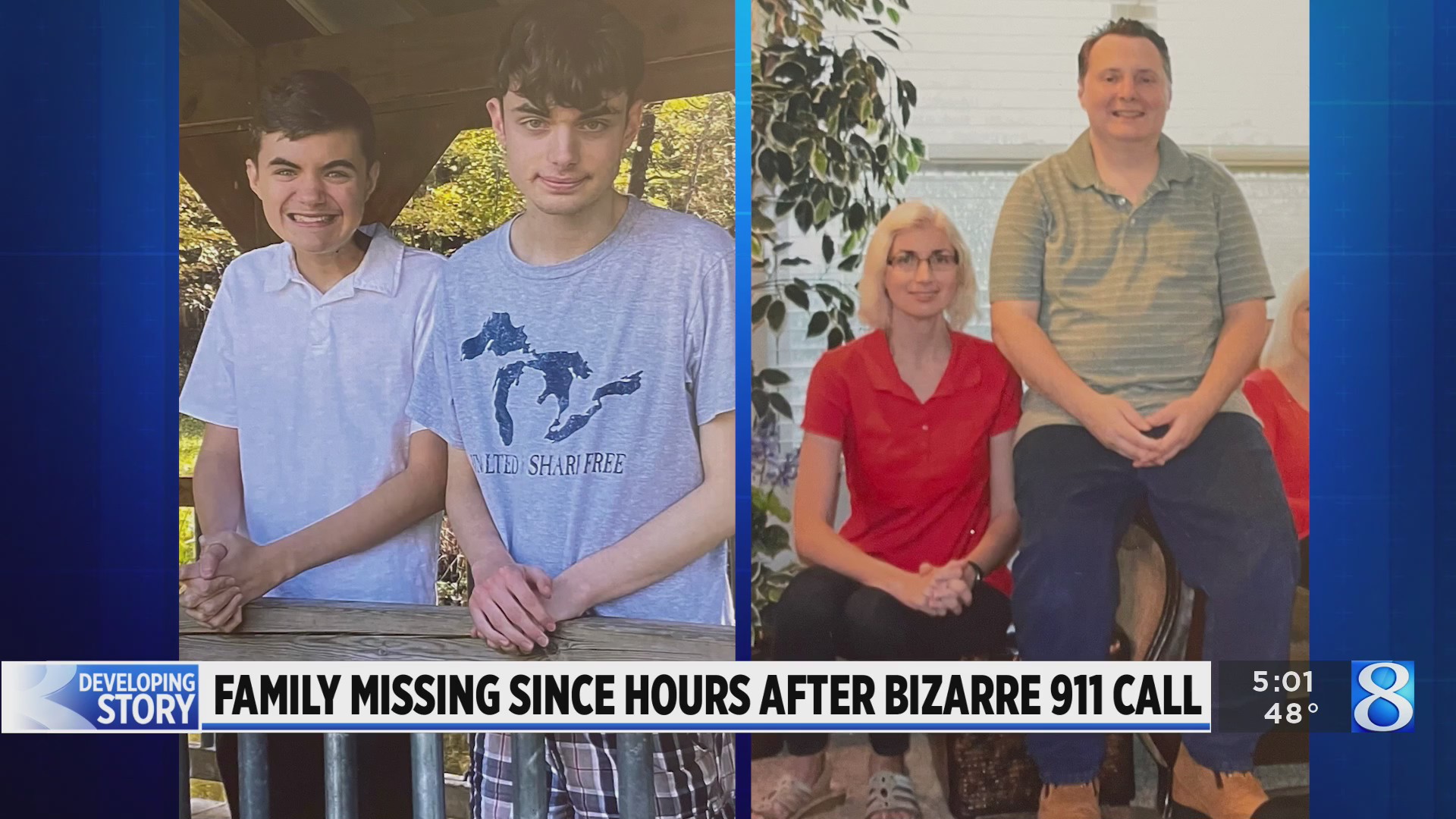 Family missing since hours after a bizarre 911 call – WOODTV.com