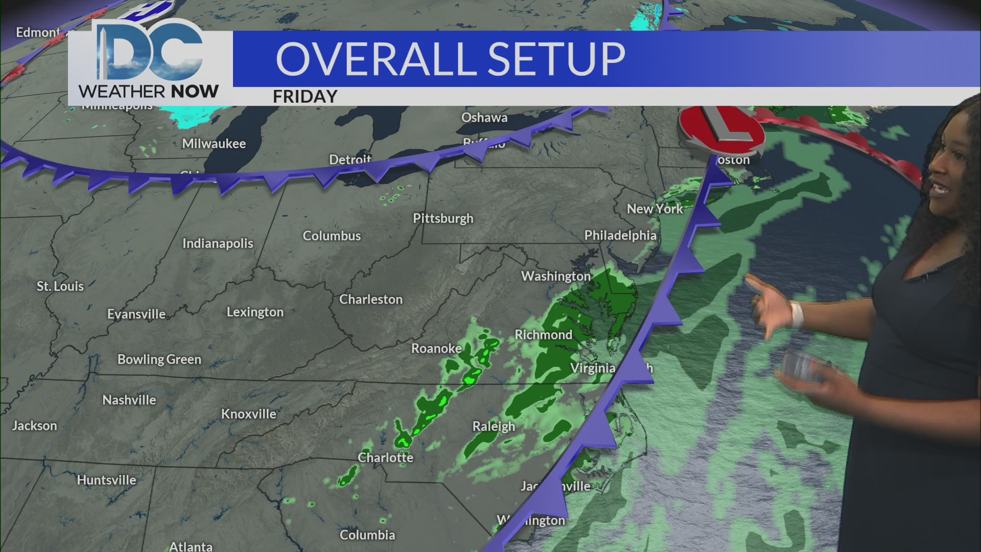 Mostly cloudy skies, with isolated showers possible Friday – DC News ...