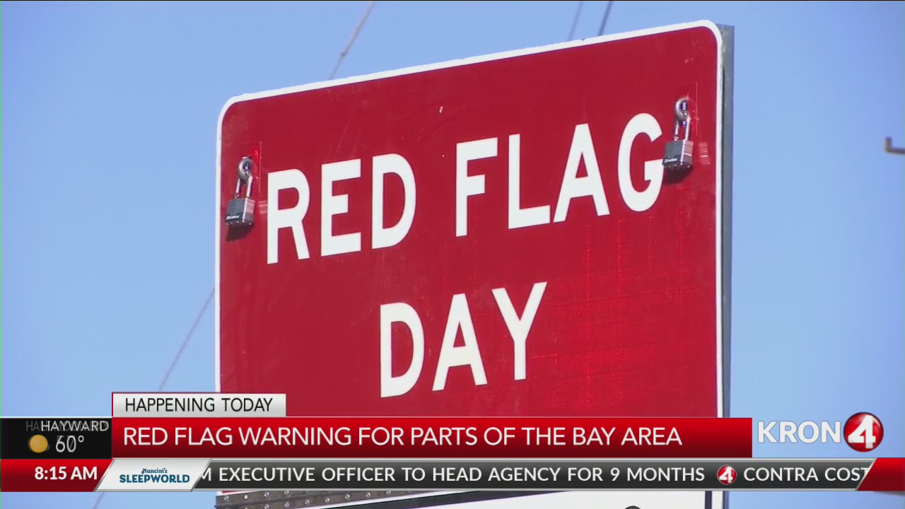 Red flag warning for parts of the Bay Area – KRON4