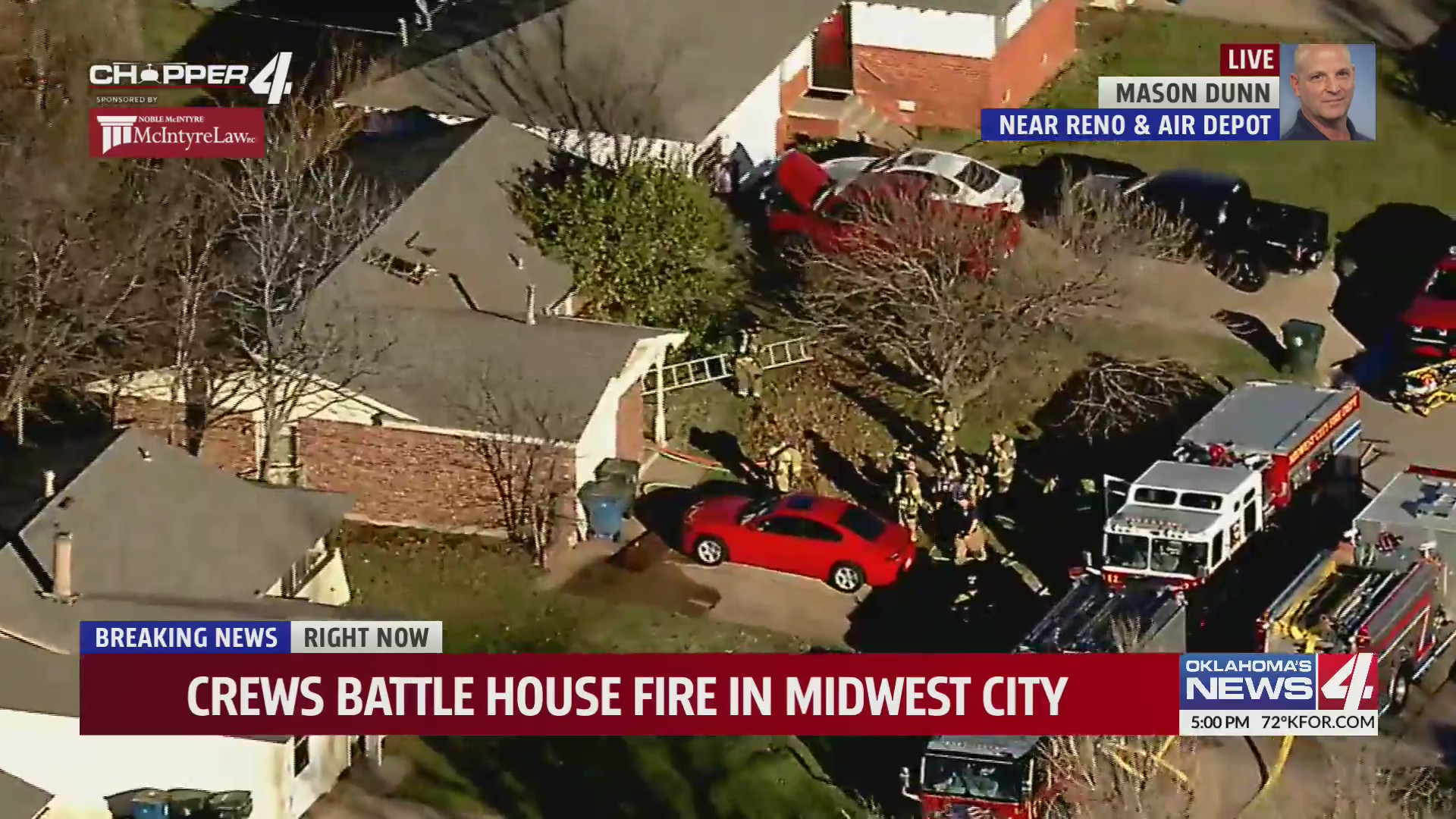 Crews battle house fire in Midwest City – KFOR.com Oklahoma City