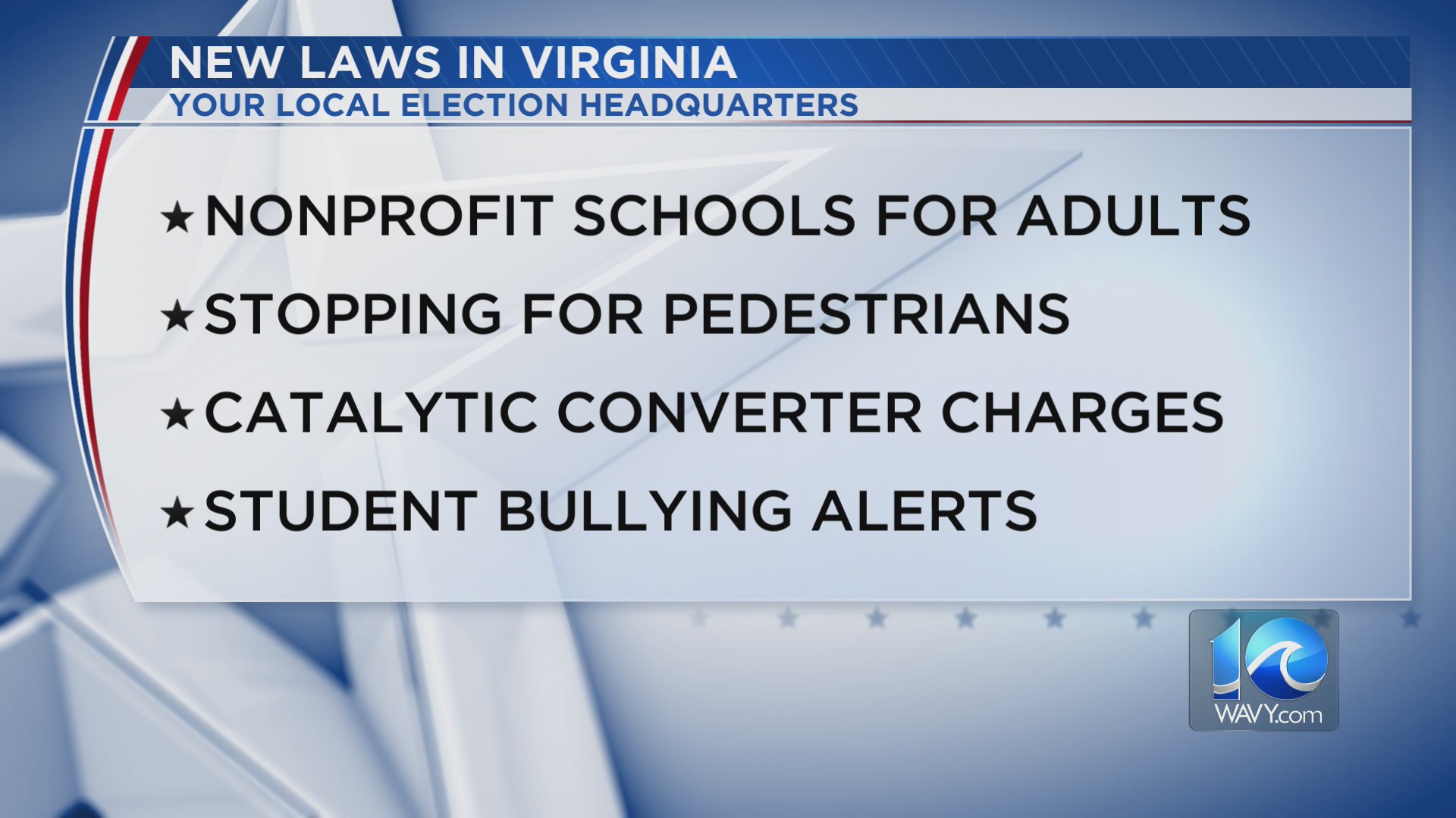 New laws in Virginia go into affect July 1