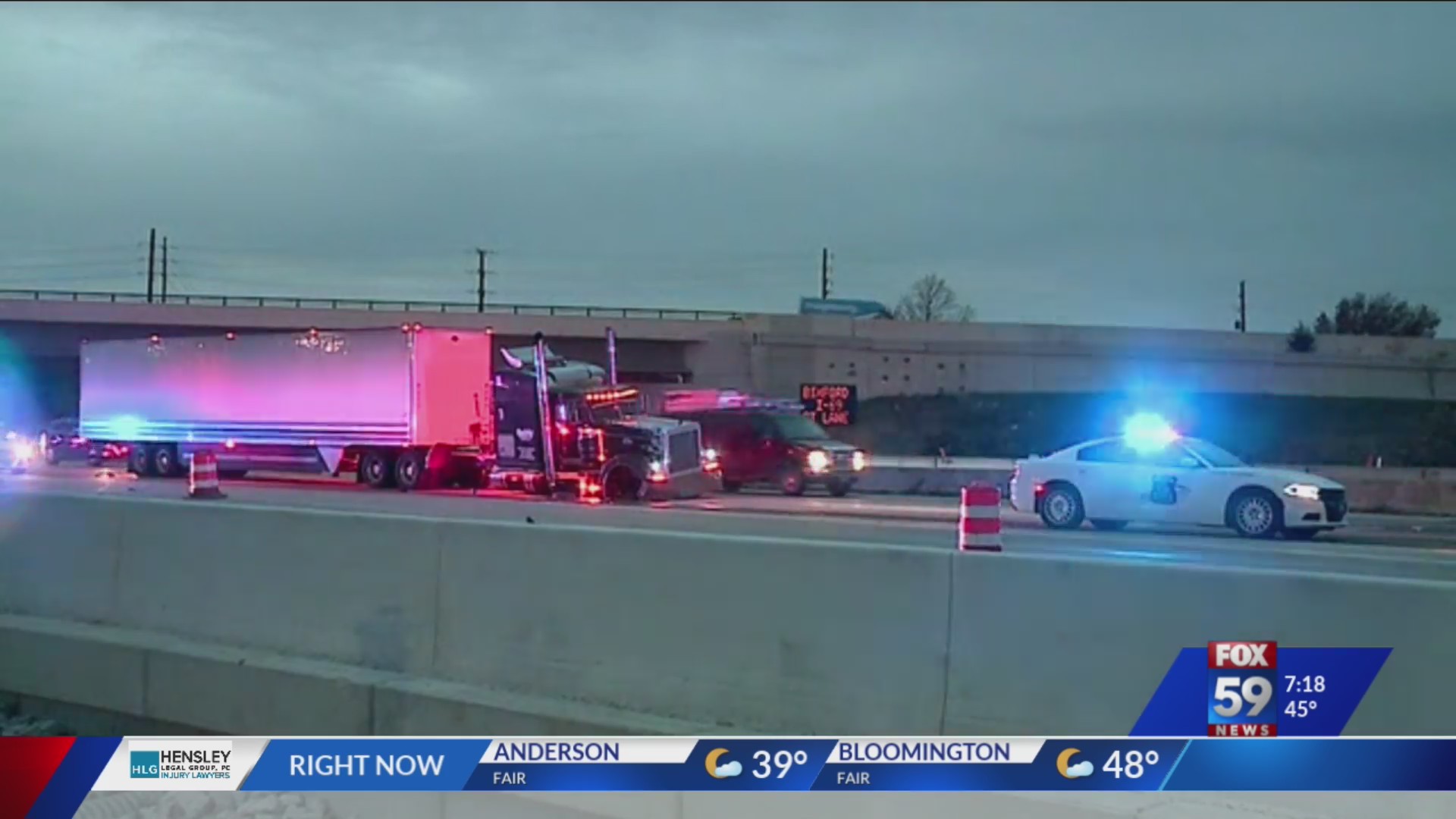 Person struck, killed on I-465 on Indy’s northeast side – Fox 59