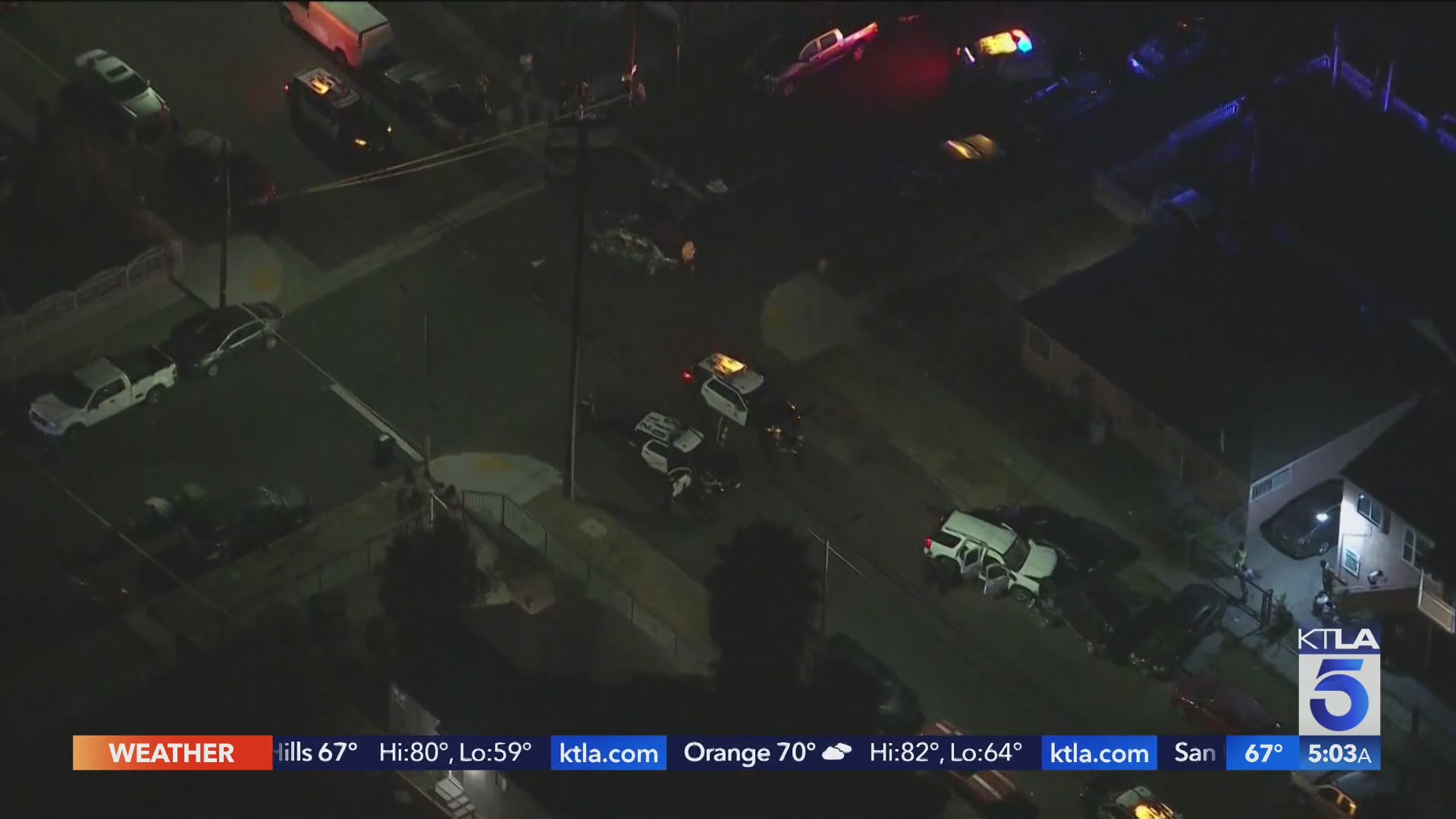 Shootout involving police ends in pursuit, crash in South L.A. – KTLA