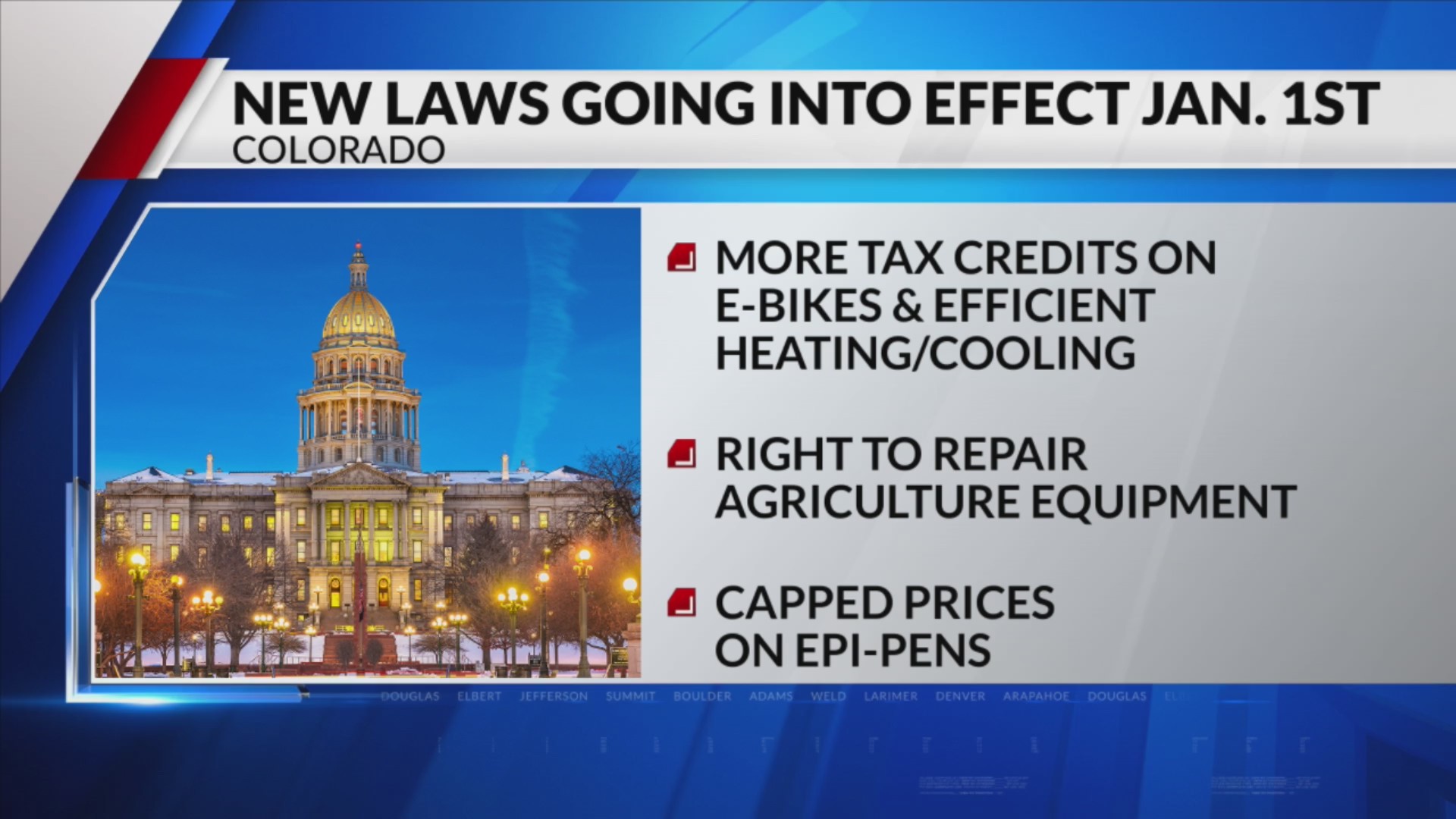 New laws going into effect in Colorado on Jan. 1 FOX31 Denver