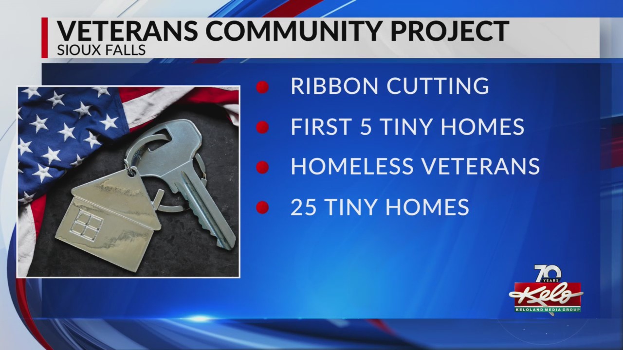 5 of 25 tiny homes ready at Veterans Community Project in Sioux Falls