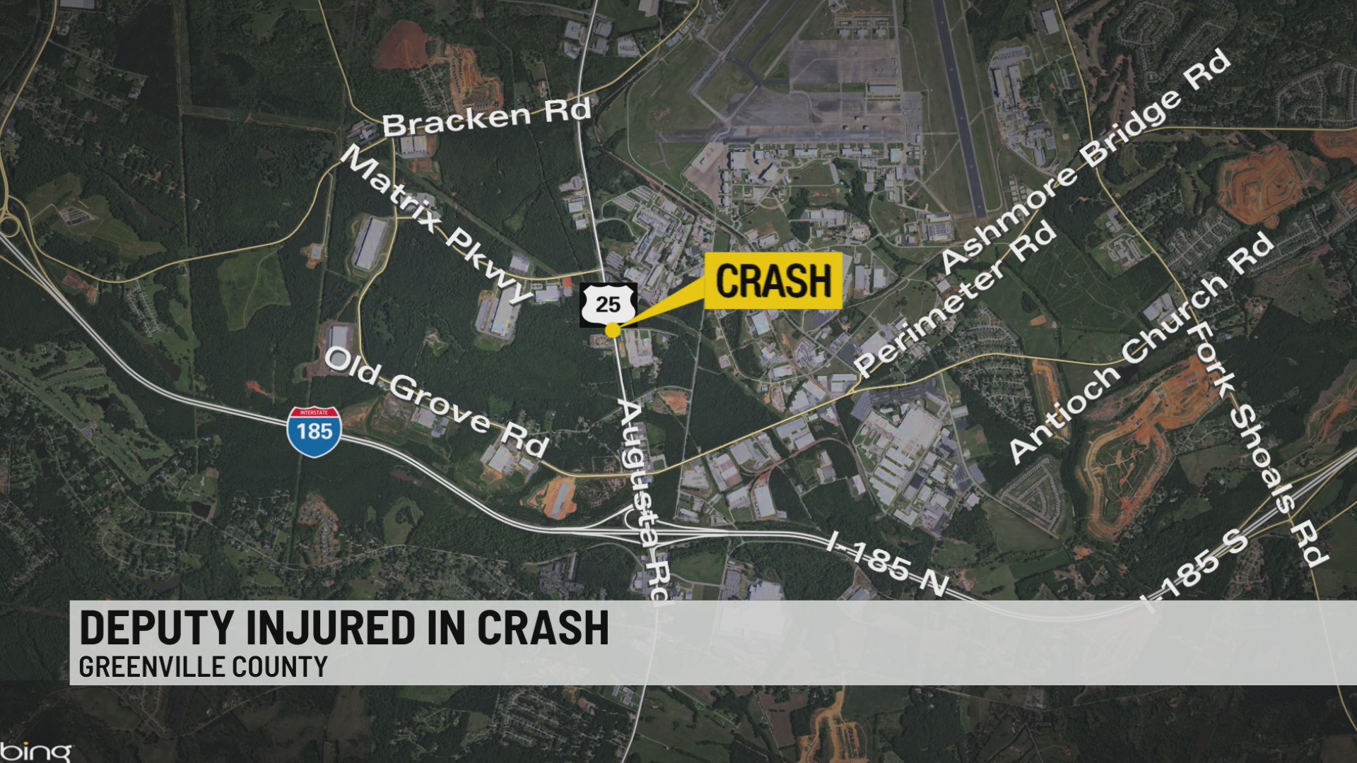 Deputy hospitalized following crash in Greenville Co. – WSPA 7NEWS