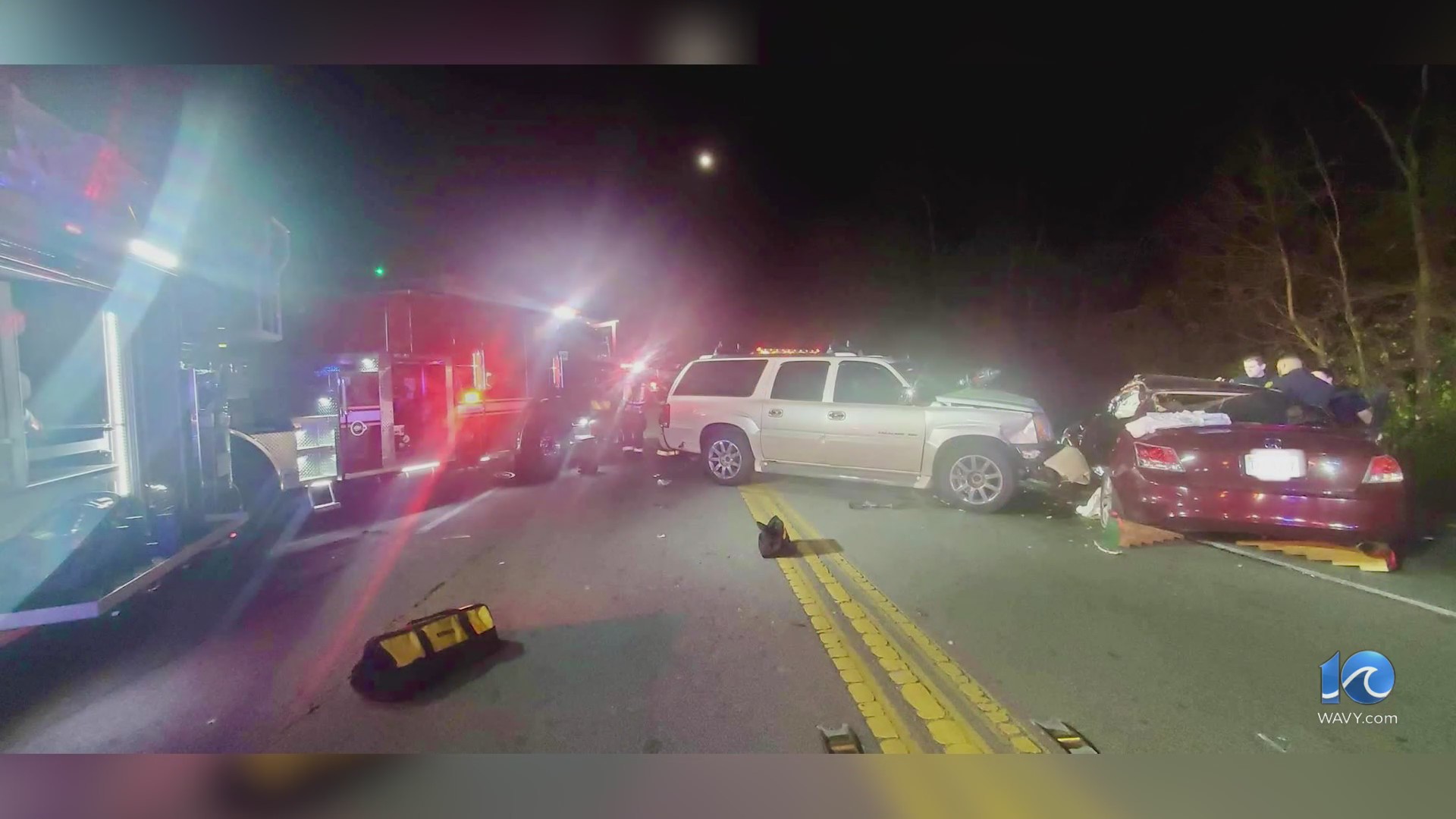 1 person airlifted to hospital after Suffolk vehicle crash – WAVY.com