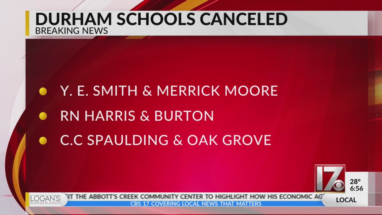 Durham schools closed