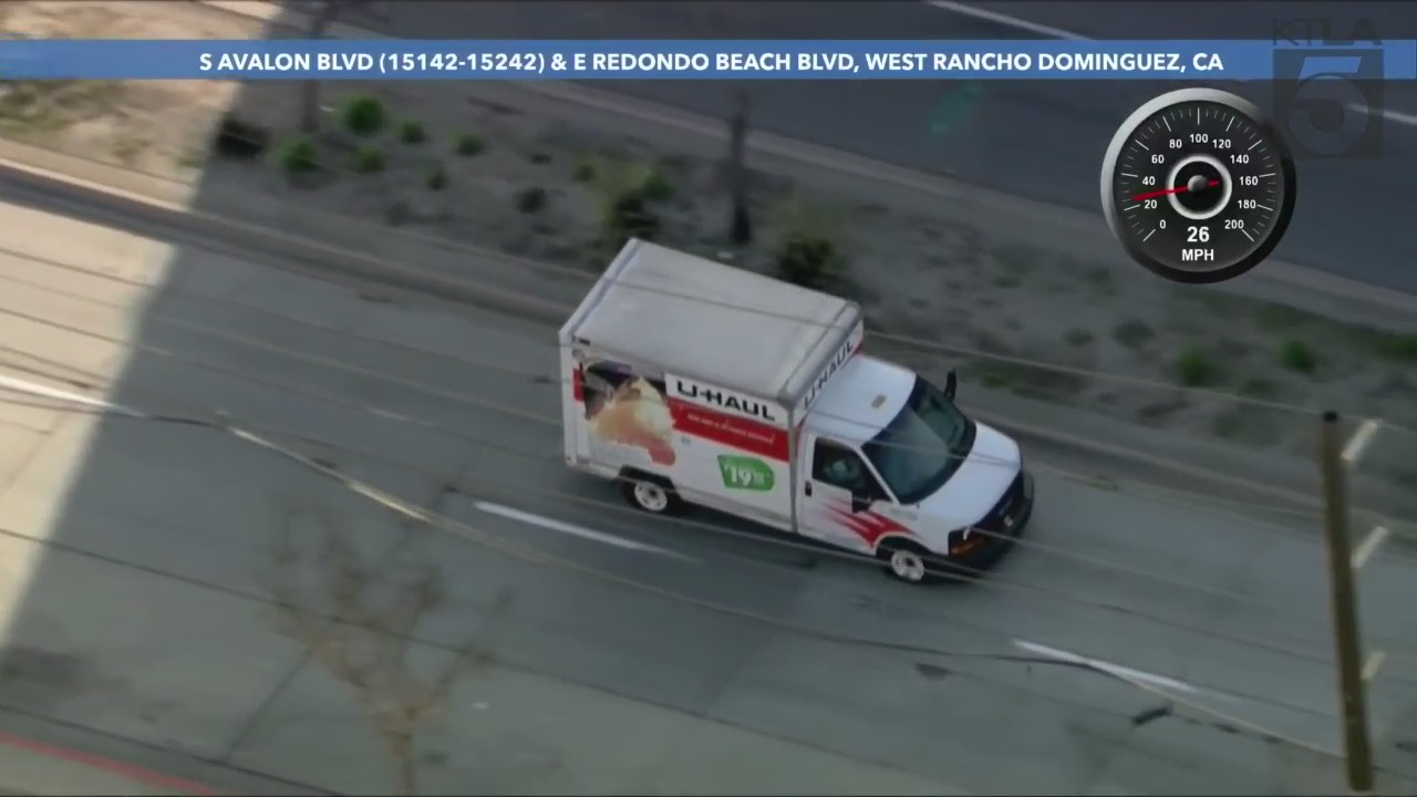 Deputies chase suspect in stolen U-Haul truck – KTLA