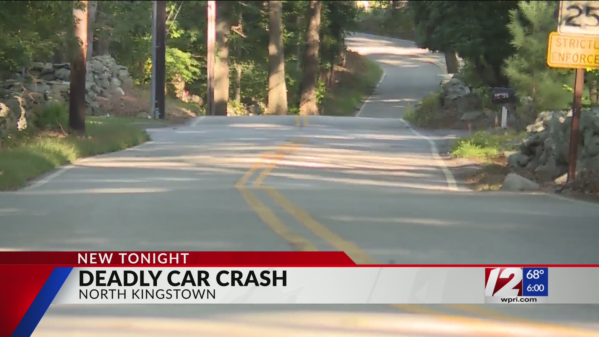 North Kingstown Slocum Road Fatal Accident