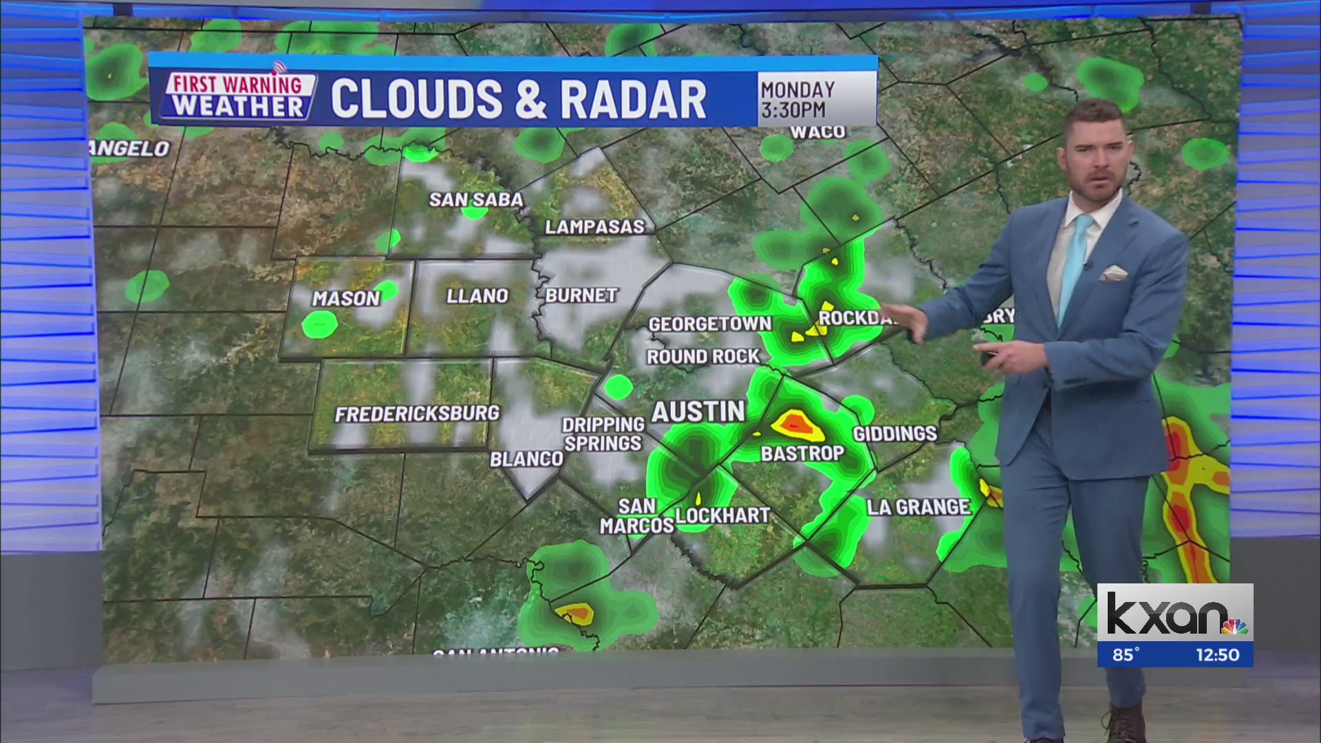 Rain chances increase through the afternoon – KXAN Austin