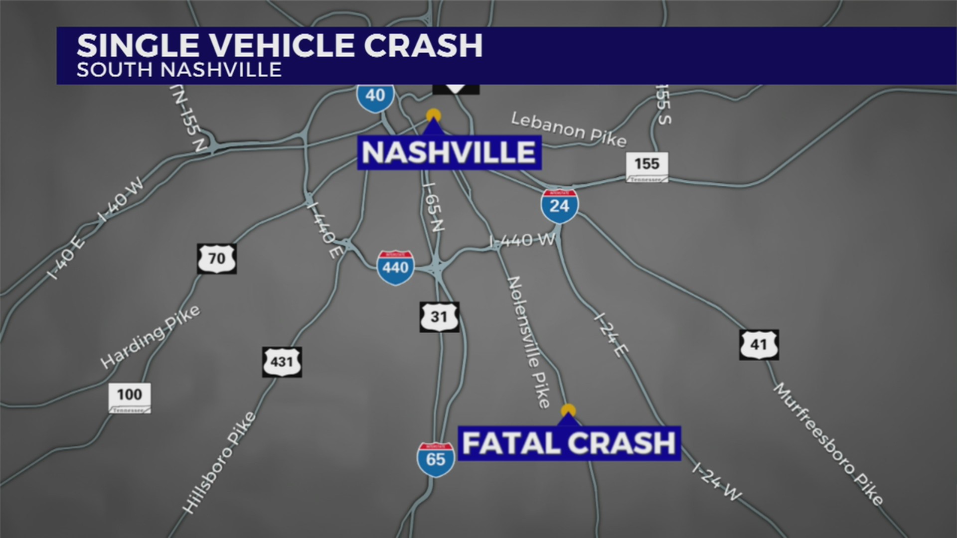 1 killed in singlevehicle crash on Nolensville Pike WKRN News 2