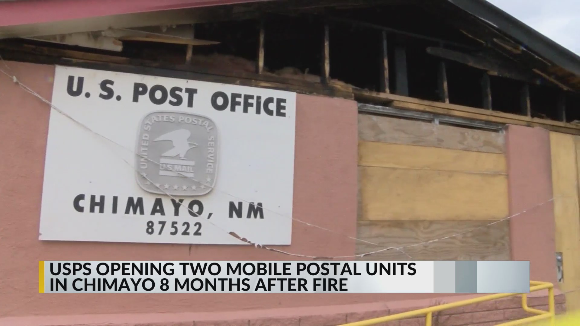 Chimayo gets two mobile post offices after fire closed local office