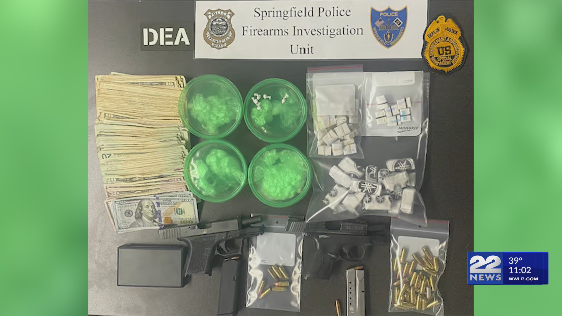 Illegal firearms, trafficking weight of cocaine and fentanyl seized in ...