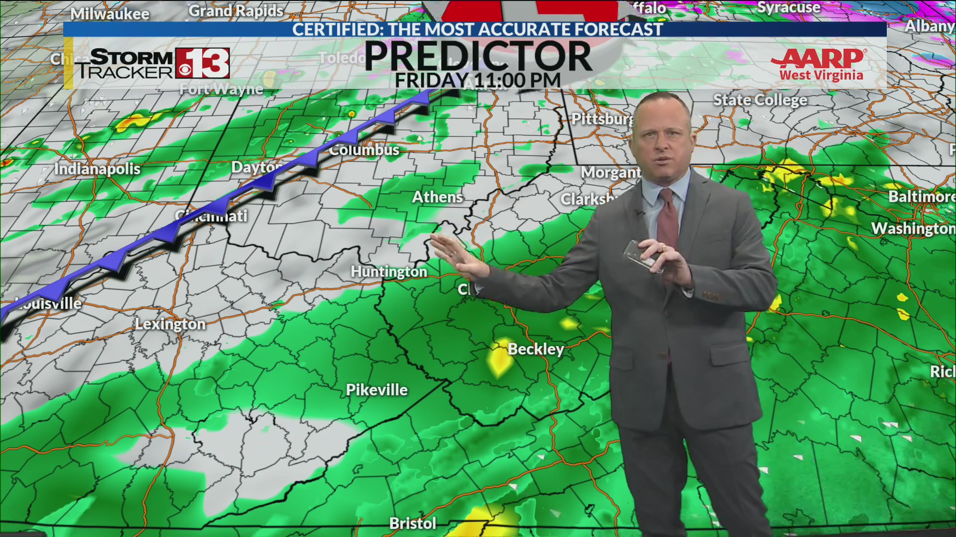 Chilly today and warmer with Friday showers – WOWK 13 News