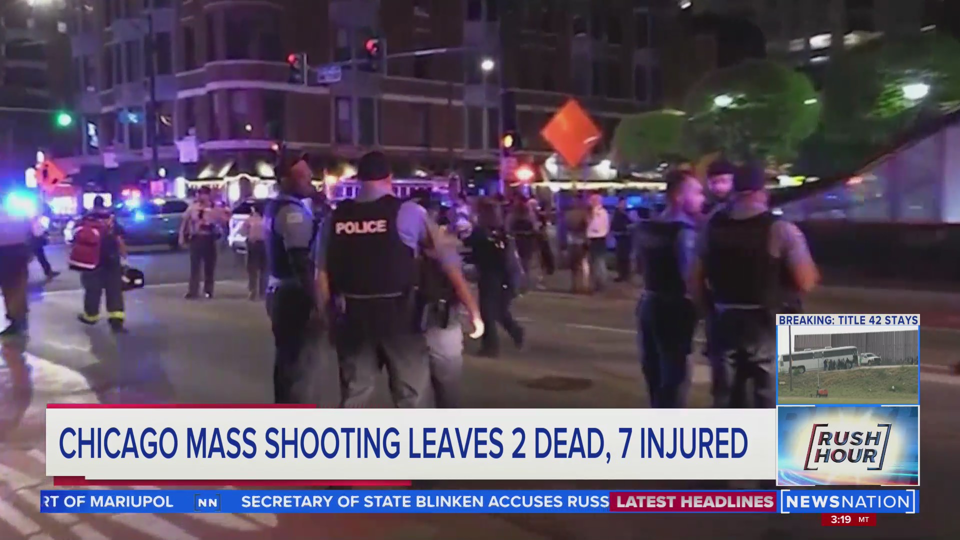 Chicago mass shooting leaves 2 dead, 7 injured | Rush Hour - NewsNation