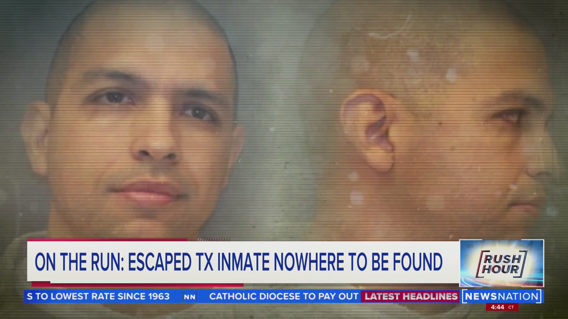 Police continue their search for escaped Texas inmate | Rush Hour ...