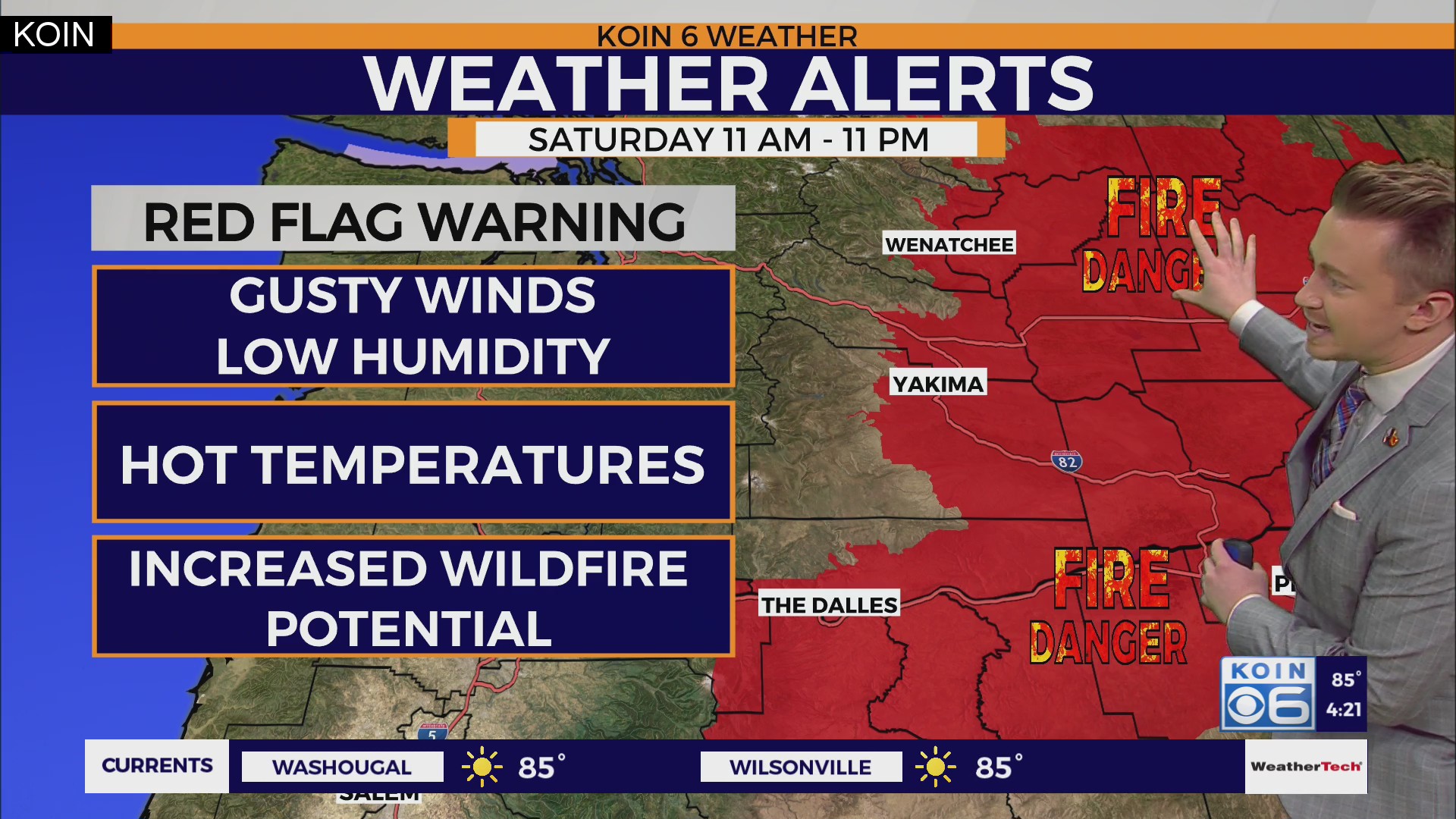 Increase wildfire potential this weekend – KOIN.com