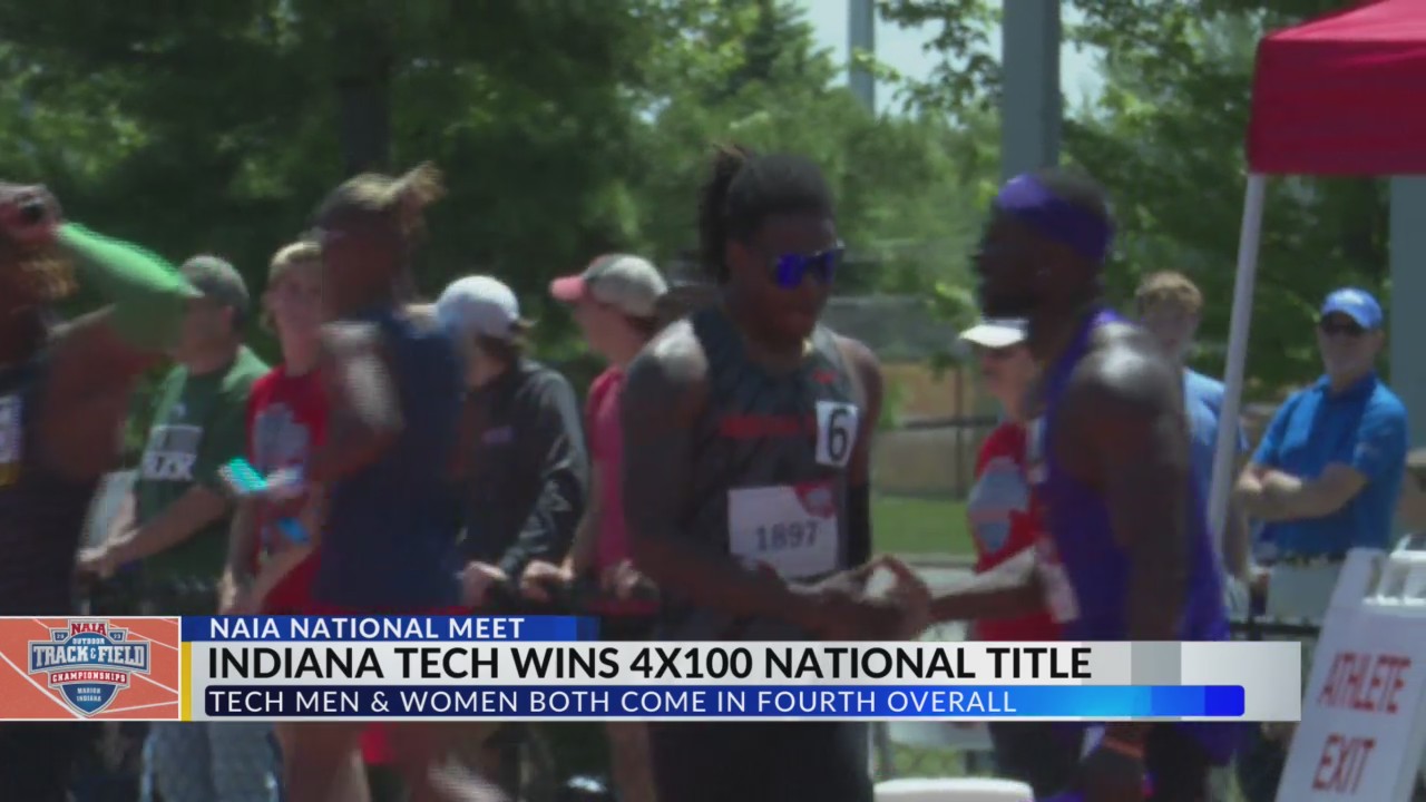 Indiana Tech men’s track team wins 4×100 relay at 2023 NAIA Outdoor ...