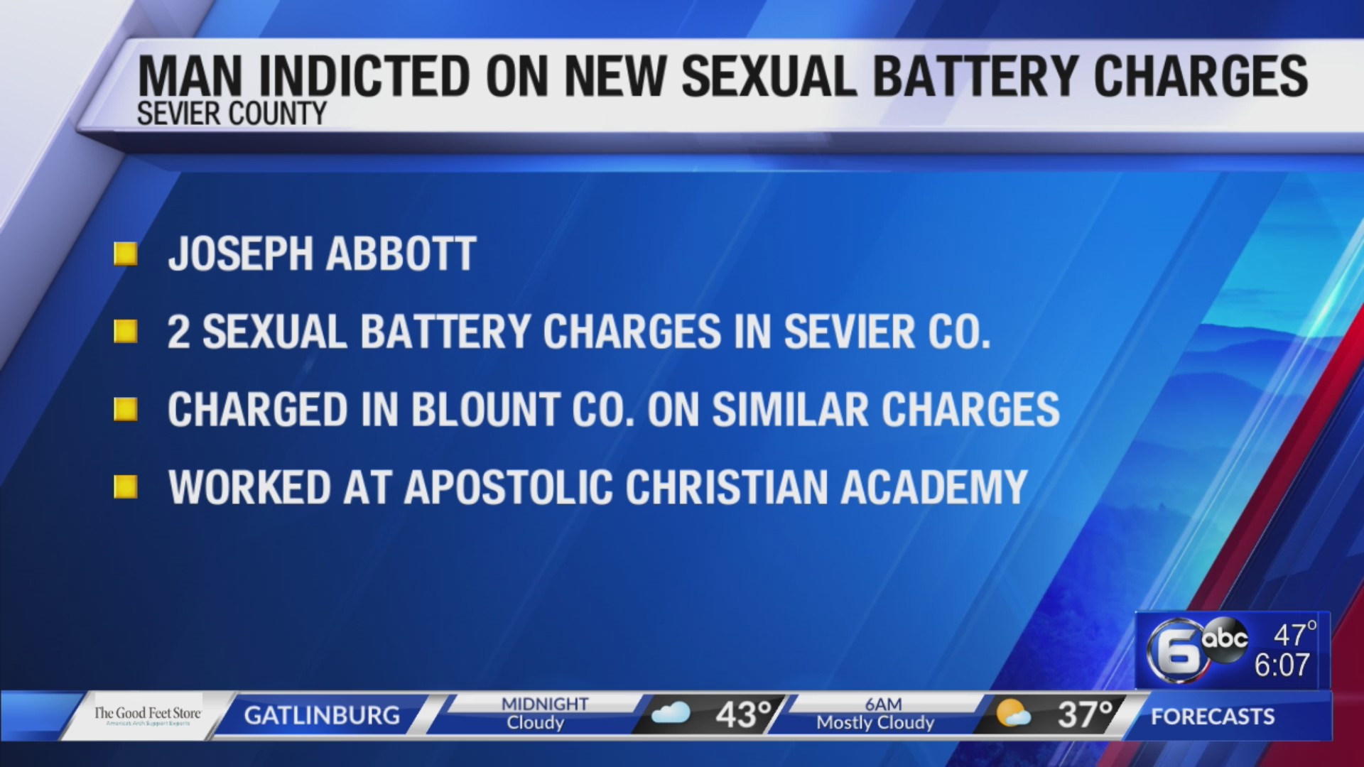 Man indicted on new sexual battery charges in Sevier County – WATE 6 On ...