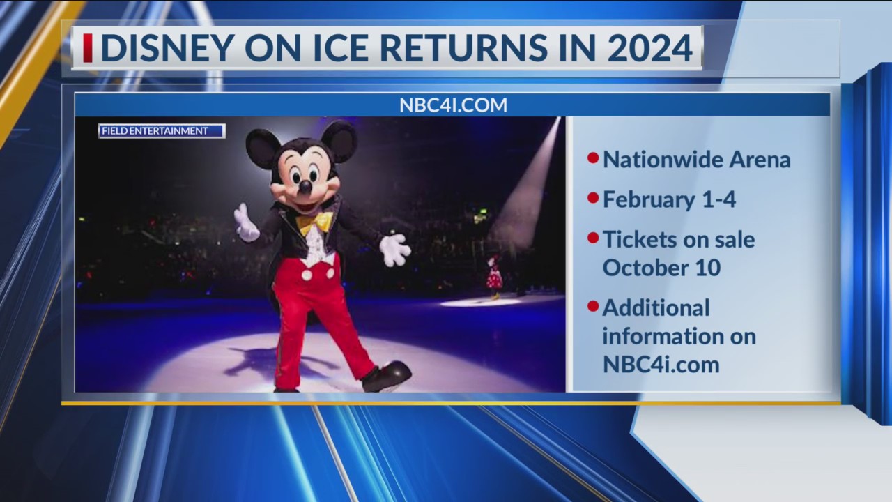 Disney On Ice returns to Columbus in 2024 – NBC4 WCMH-TV