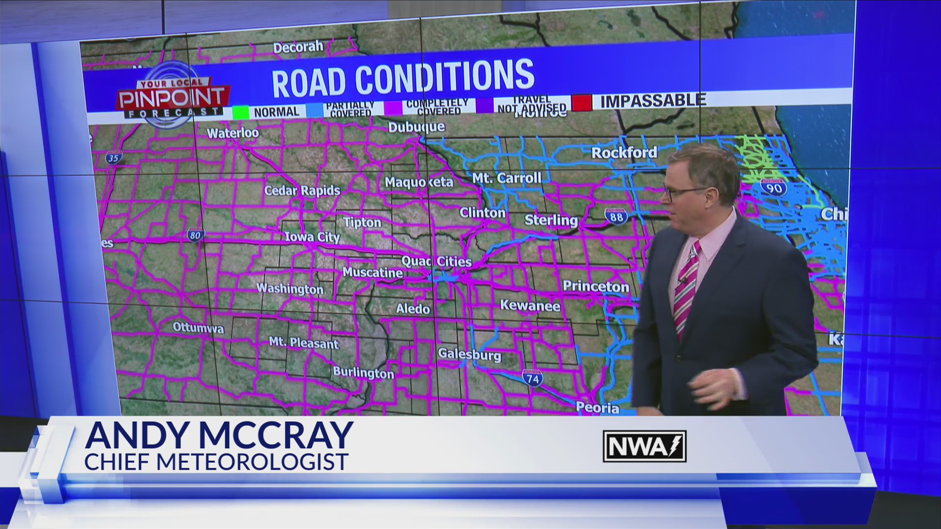Latest forecast and road conditions in the Quad Cities – WHBF ...