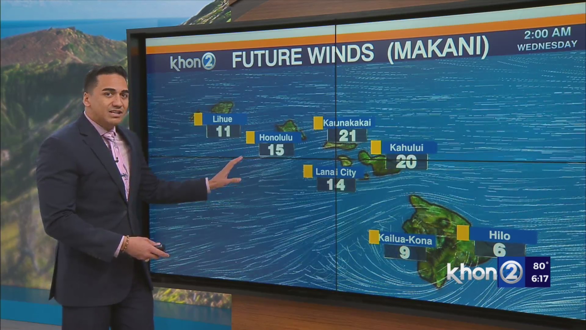 Moderate trade winds remain throughout week – KHON2