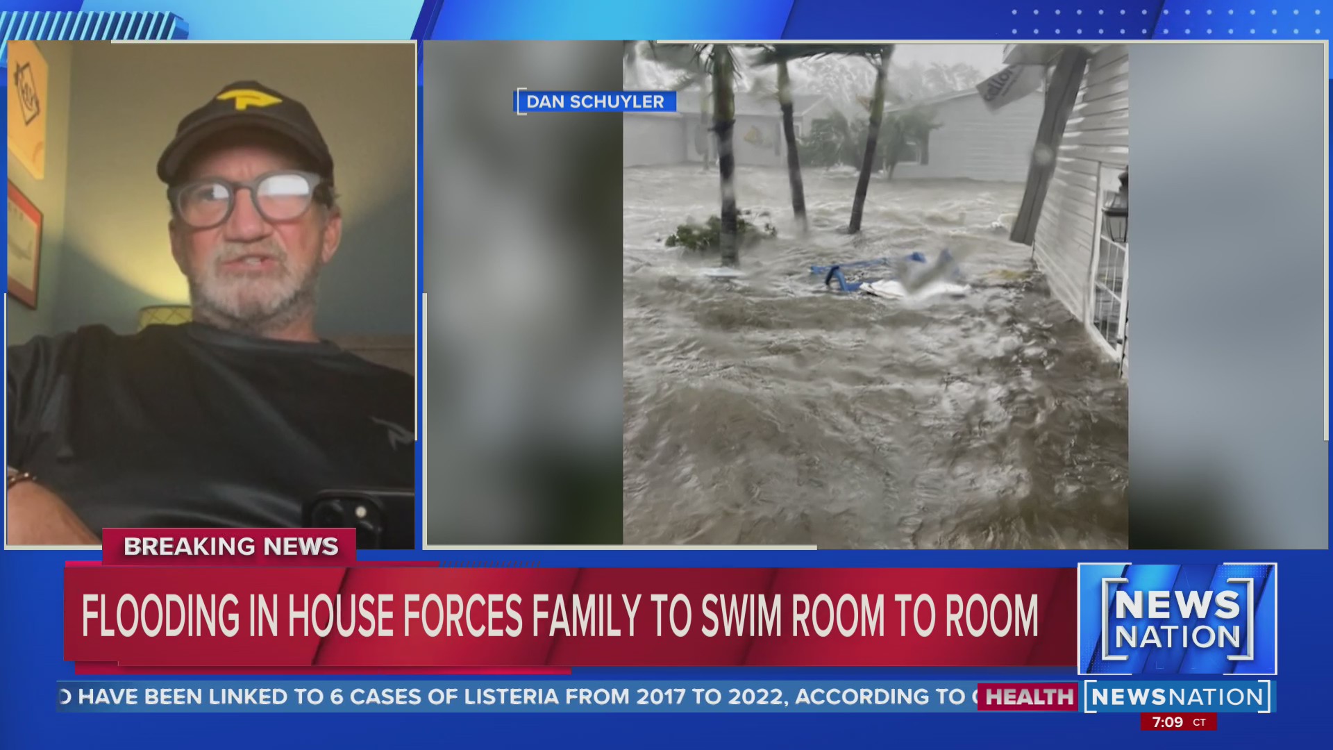 Kin Kin Flooding Flooding from hurricane forces family to swim room to room | NewsNation ...