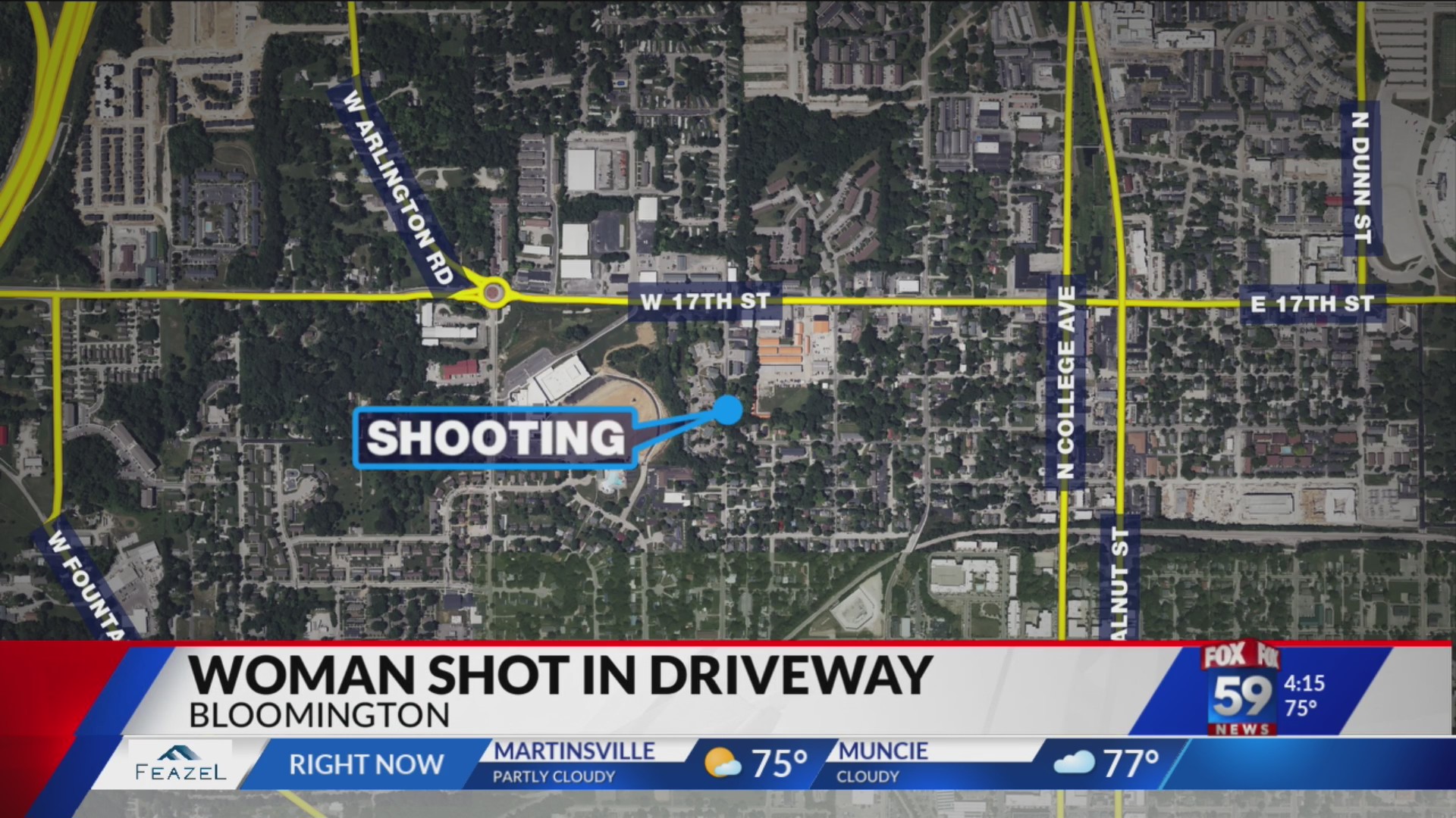 Woman hospitalized after being shot multiple times in Bloomington – Fox 59