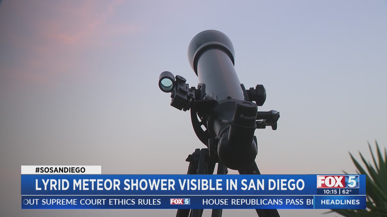 Lyrid Meteor Shower Visibile In San Diego FOX 5 San Diego & KUSI News