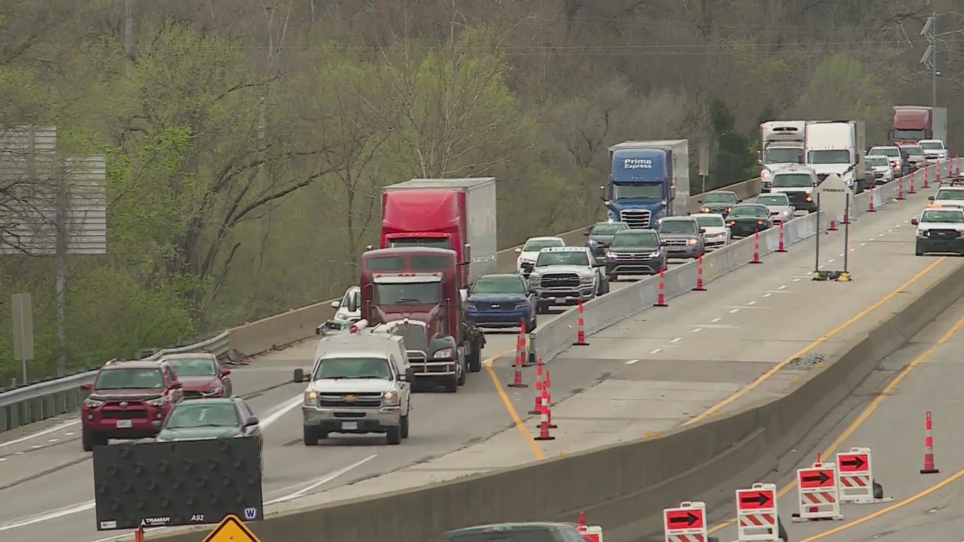 Major repairs on I-44 in Eureka causing significant traffic delays – FOX 2