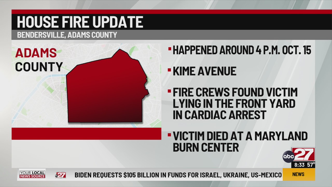 Woman dies at burn center after Adams County house fire – 28/22 News