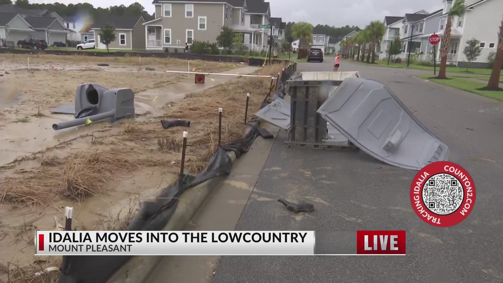 Possible tornado causes damage in Mount Pleasant neighborhood WCBD News 2