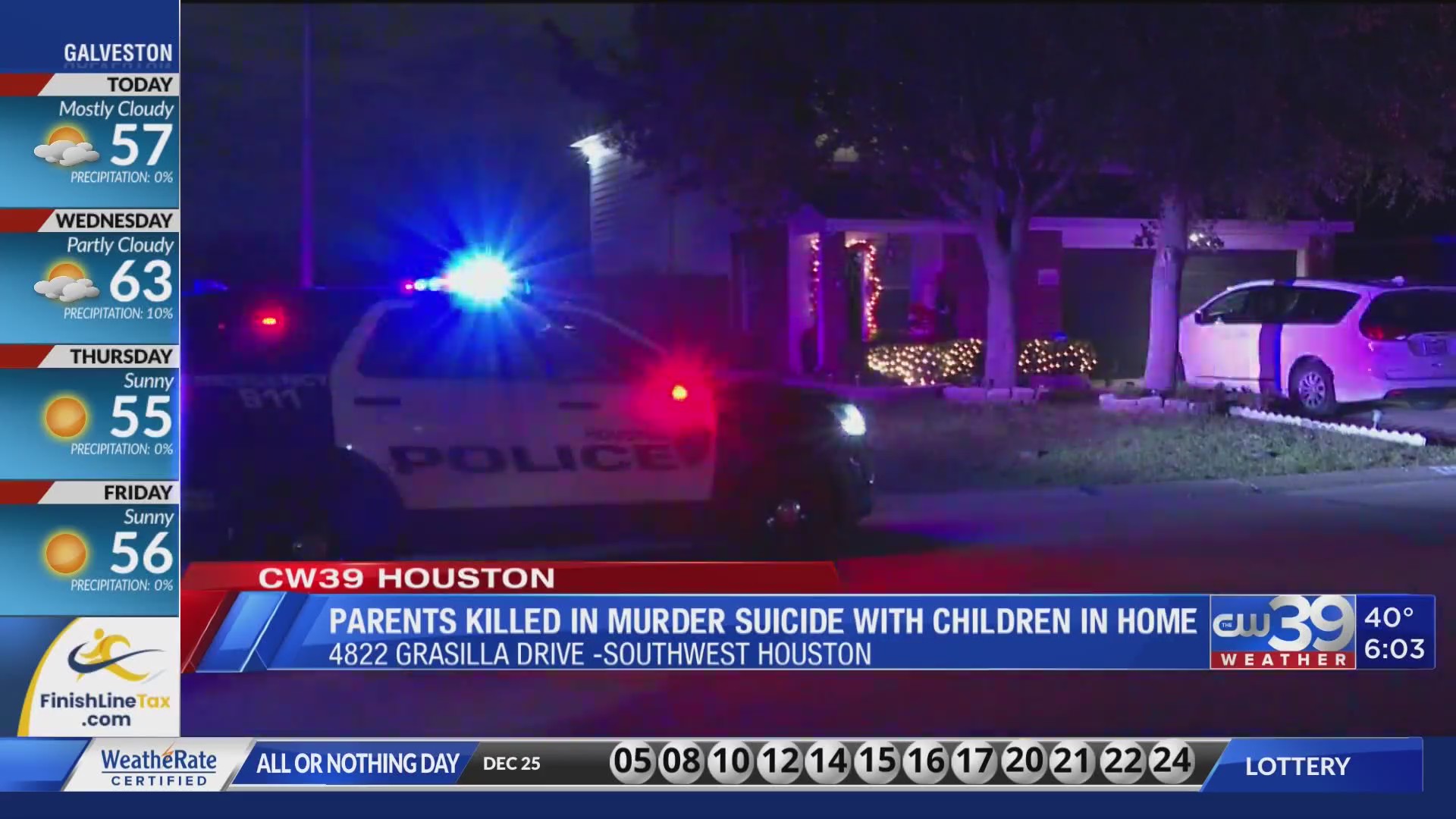 Parents killed in murder suicide with children in southwest Houston ...