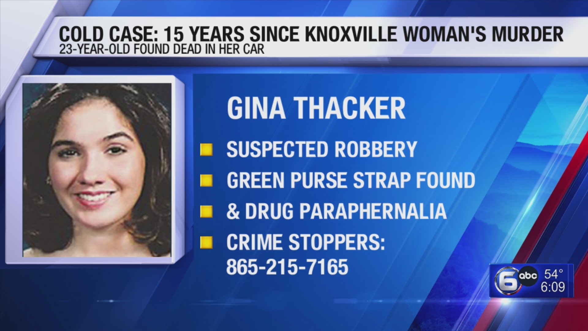 Cold Case: 15 Years Since Knoxville Woman’s Murder – WATE 6 On Your Side