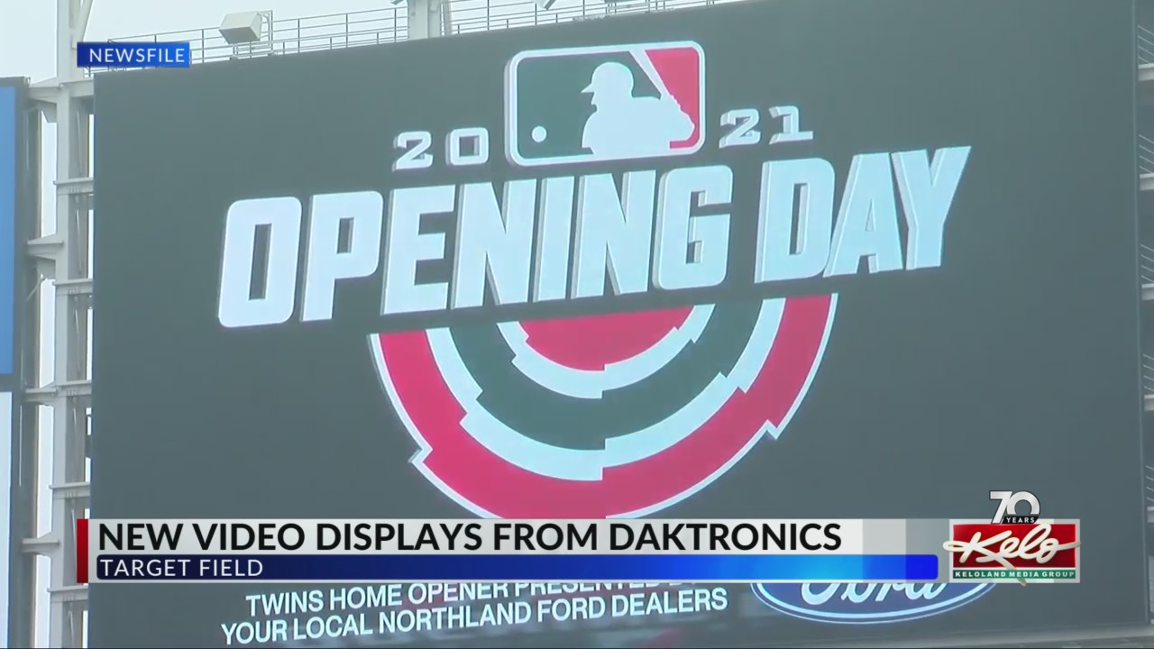Daktronics installing new video displays at Target Field Daktronics installing new video displays at Target Field