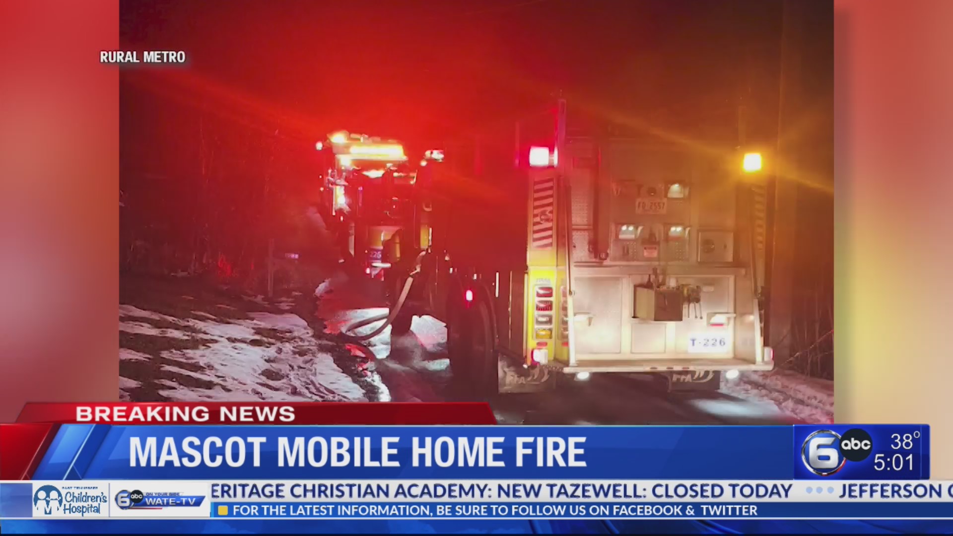 Mobile home fire in Mascot – WATE 6 On Your Side