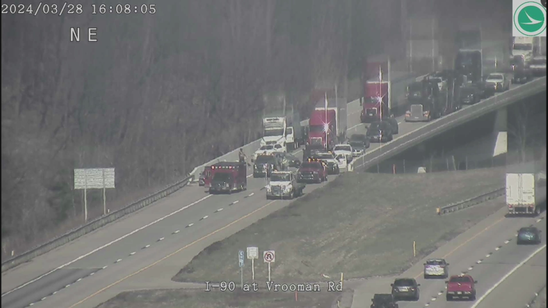 I-90 West crash halts traffic – Fox 8 Cleveland WJW