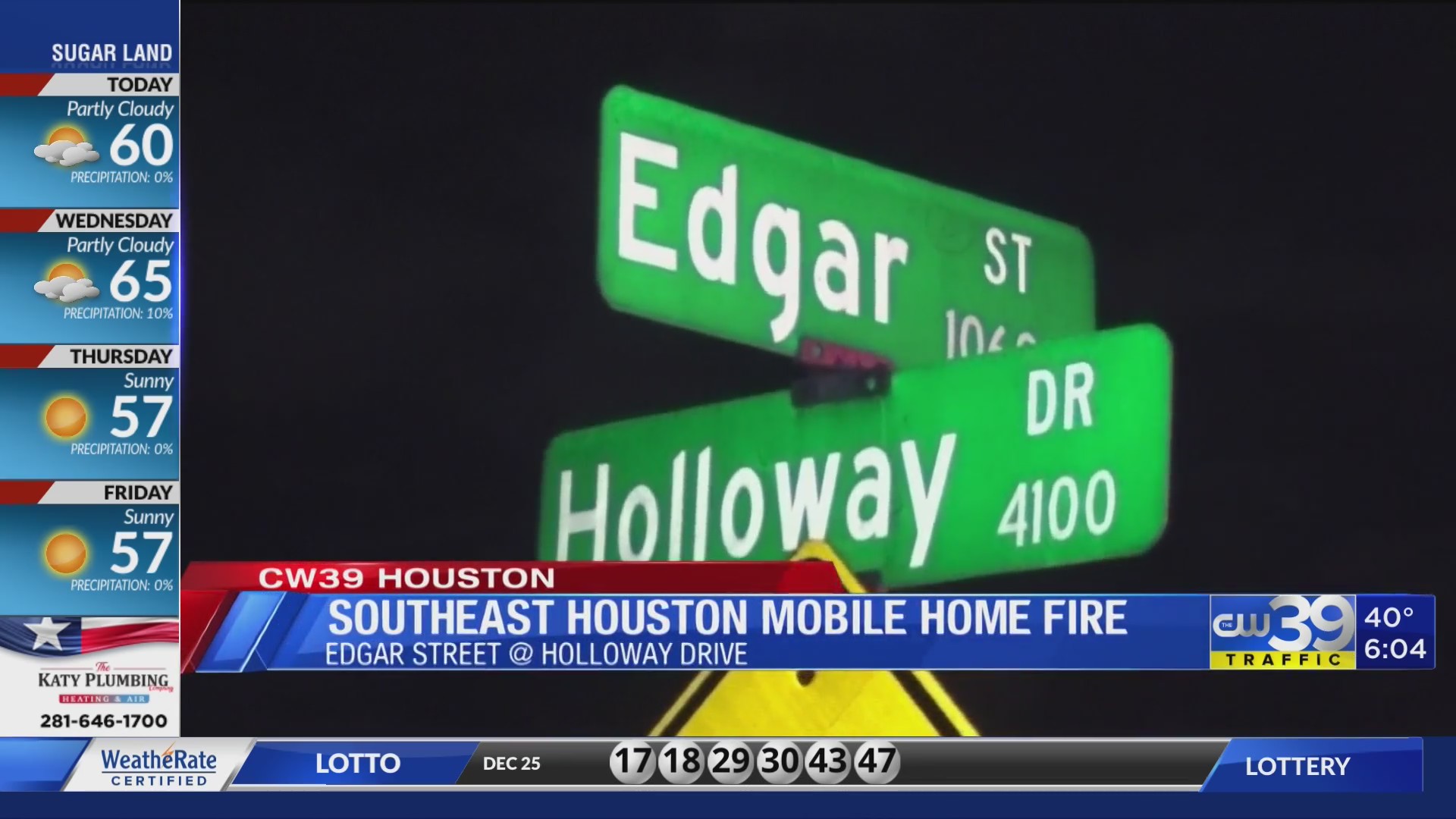 No injuries in Sunnyside mobile home fire overnight – CW39 Houston