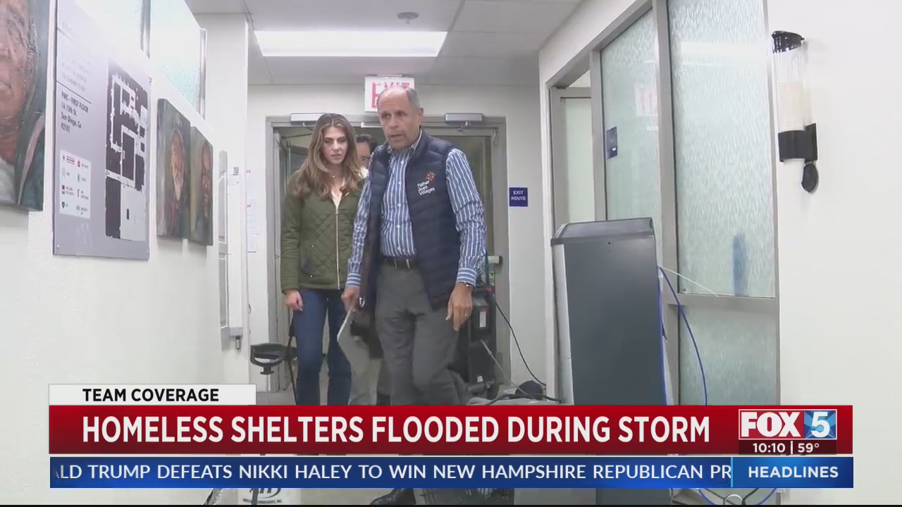 Homeless Shelters Flooded During Storm – FOX 5 San Diego & KUSI News