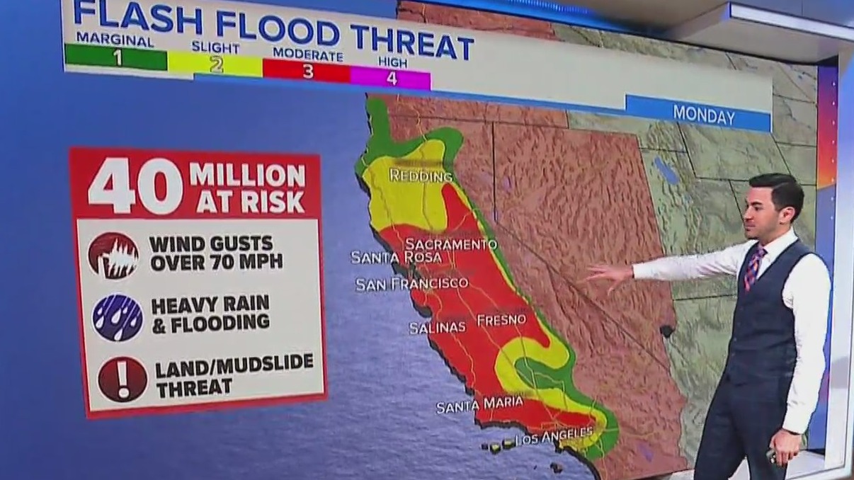 California hit by more storms, braces for potential floods | Morning in ...