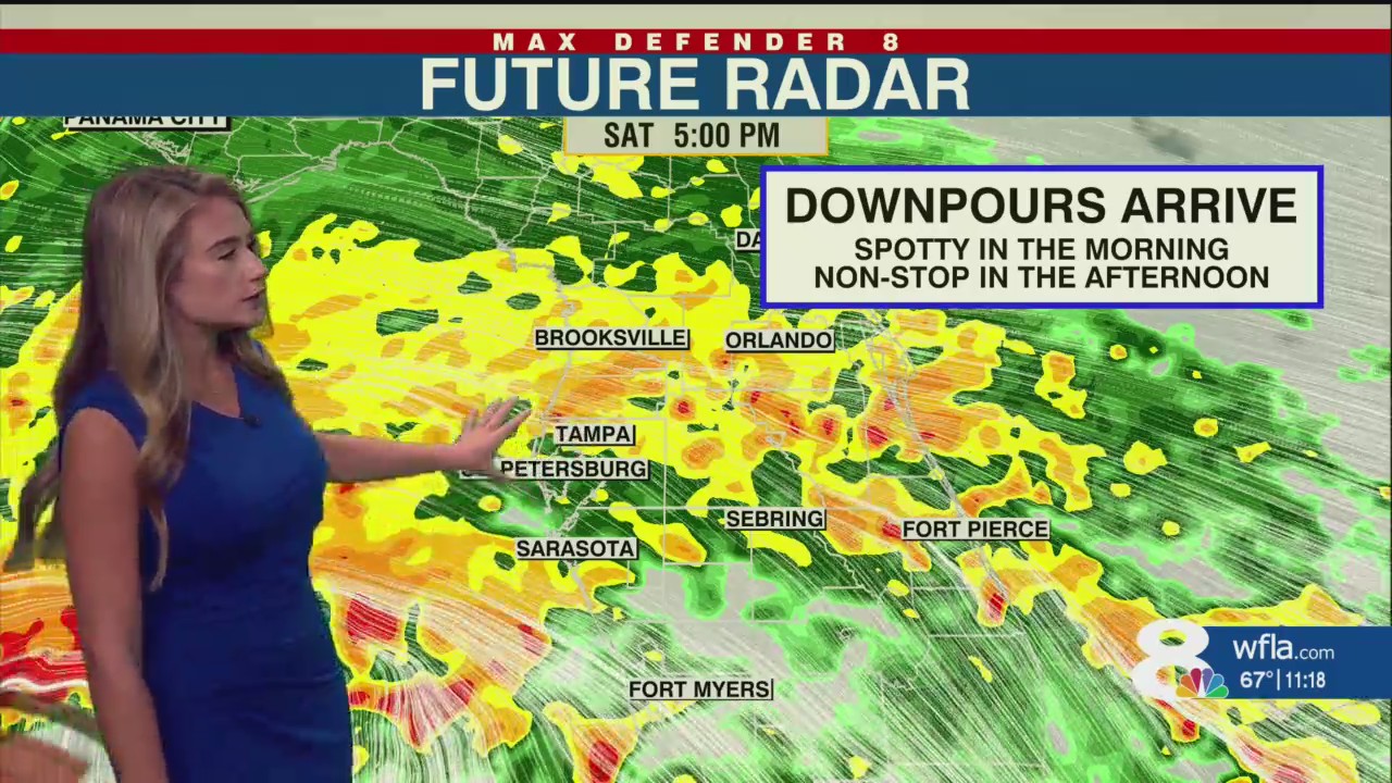 Updated Weekend Severe Weather Timeline – WFLA