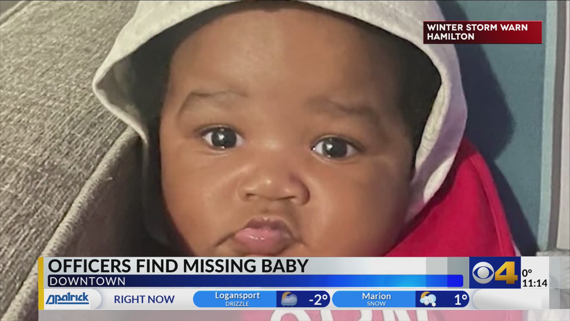 Tips lead Indy police to kidnapped Ohio infant WTTV CBS4Indy(02)