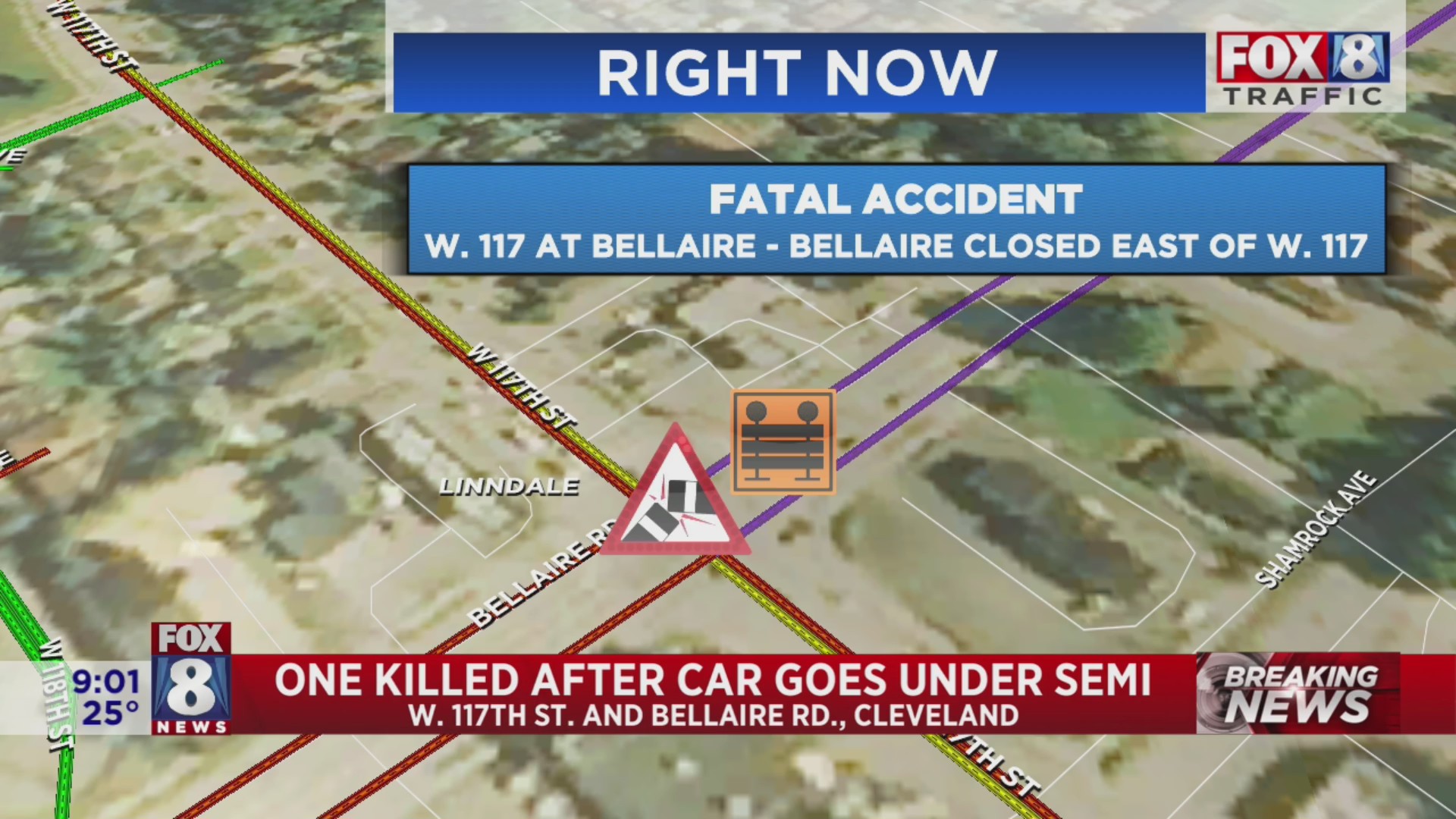 1 dead after crash on W 117th St. in Cleveland – Fox 8 Cleveland WJW